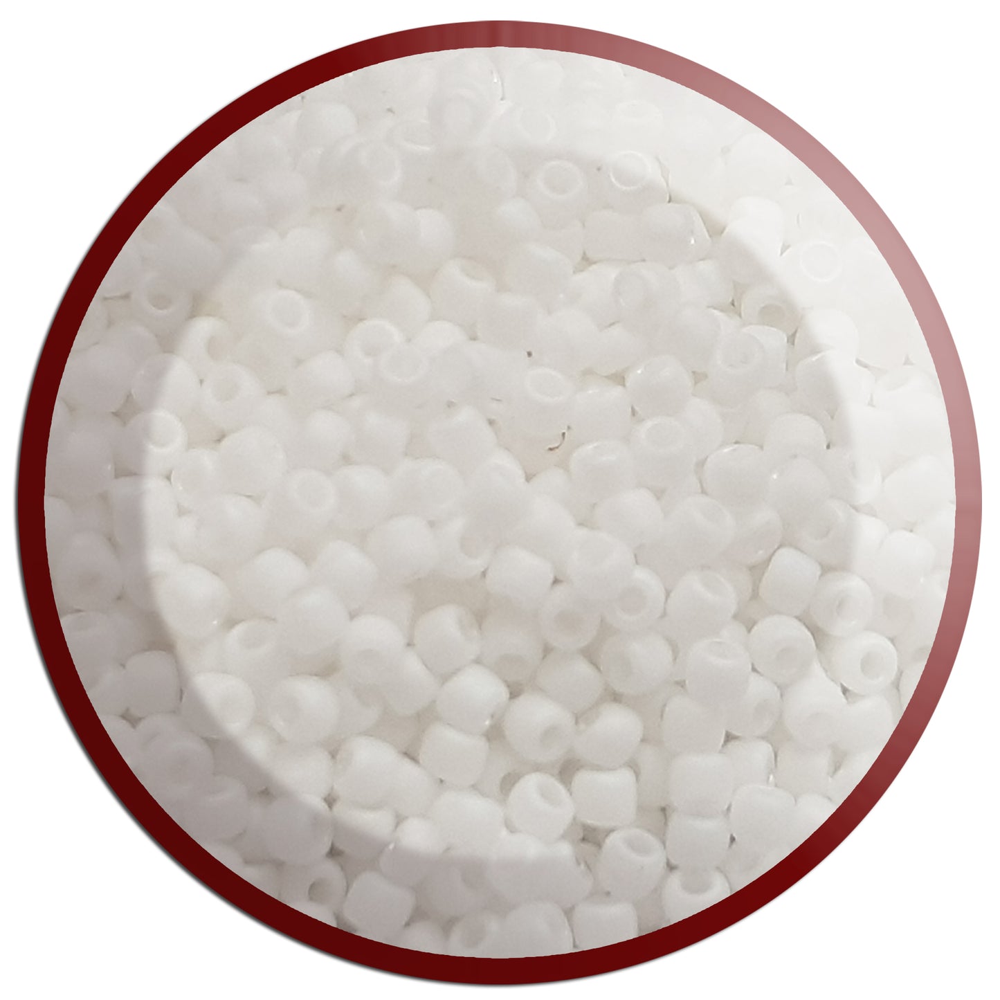 11/0 TR-761 White Frosted Opaque Pastel 10g/30g Round Toho Seed Beads - Beading Supply