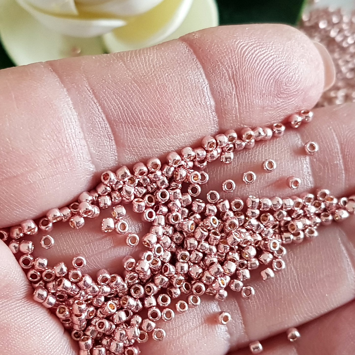 11/0 TR-PF552 Sweet Blush Galvanized Permanent Finish 10g/30g Round Toho Seed Beads - Beading Supply