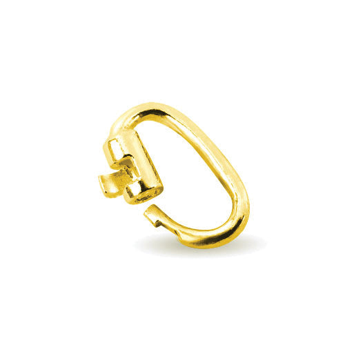 Jump Rings - Lock Jump Ring in 9ct and 925| YG9-LCK-JR | Secure Jewellery Findings