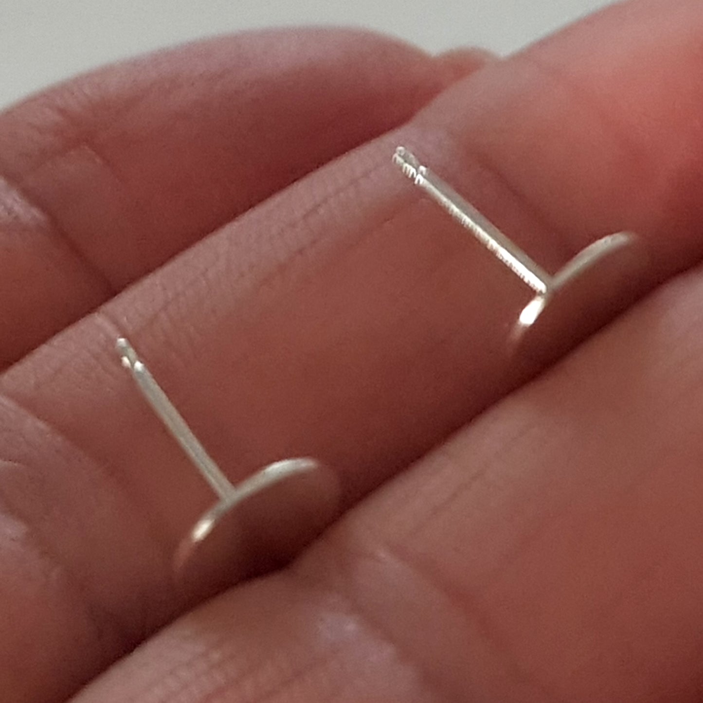Earring Posts Sterling Silver 925 with flat Disc Back | SS-002EP | Earring Supply