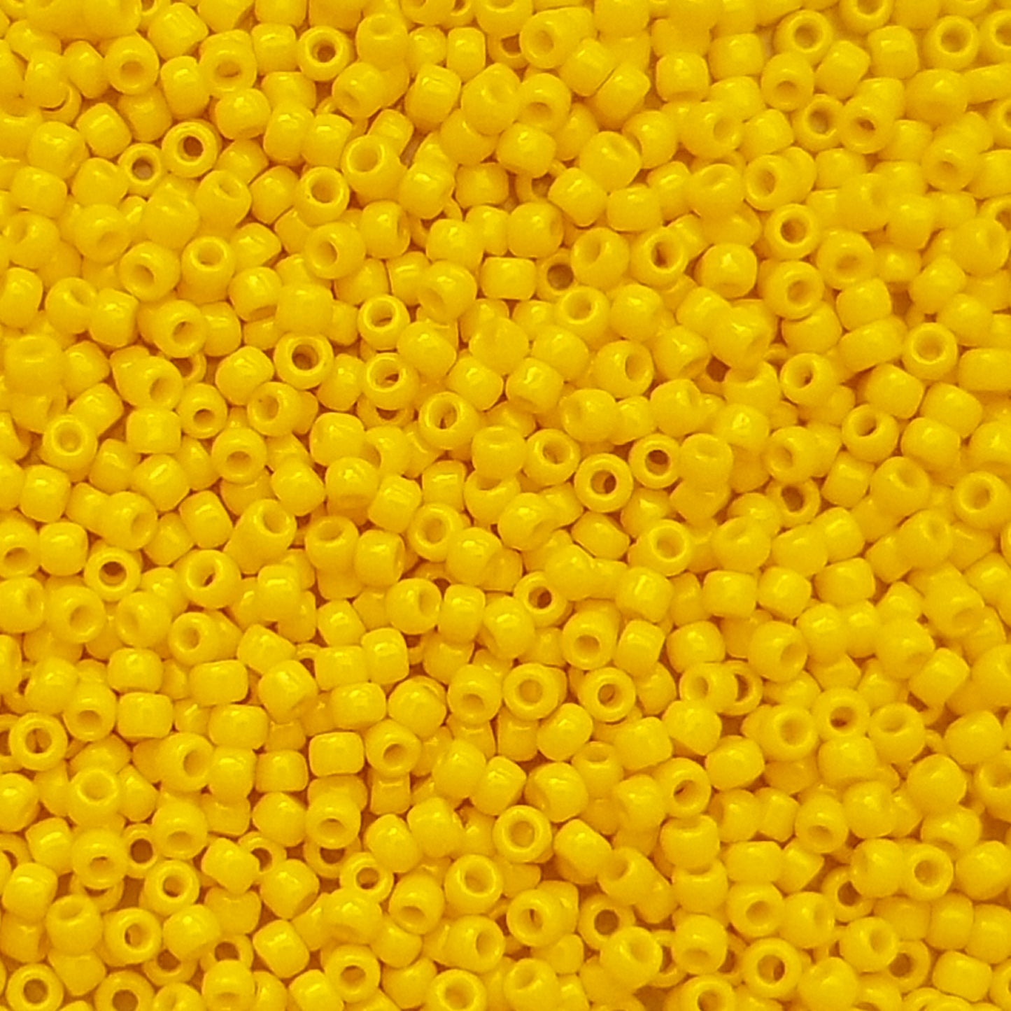 11/0 TR-42B Sunshine Yellow Opaque 10g/30g Round Toho Seed Beads - Beading Supply