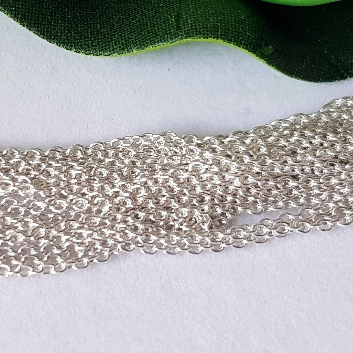 Chains - Sterling Silver Close Cable Chain - Finished & Ready to Wear| SS-FChainCC | Jewellery Making Supply