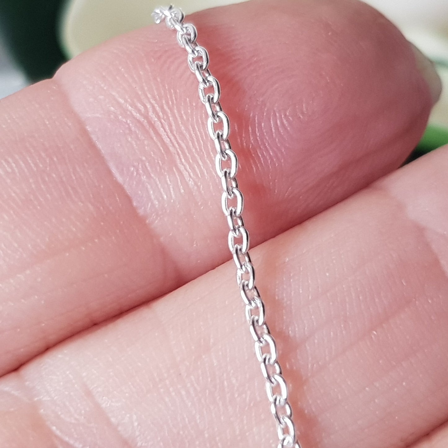 Chains - Sterling Silver Close Cable Chain - Finished & Ready to Wear| SS-FChainCC | Jewellery Making Supply