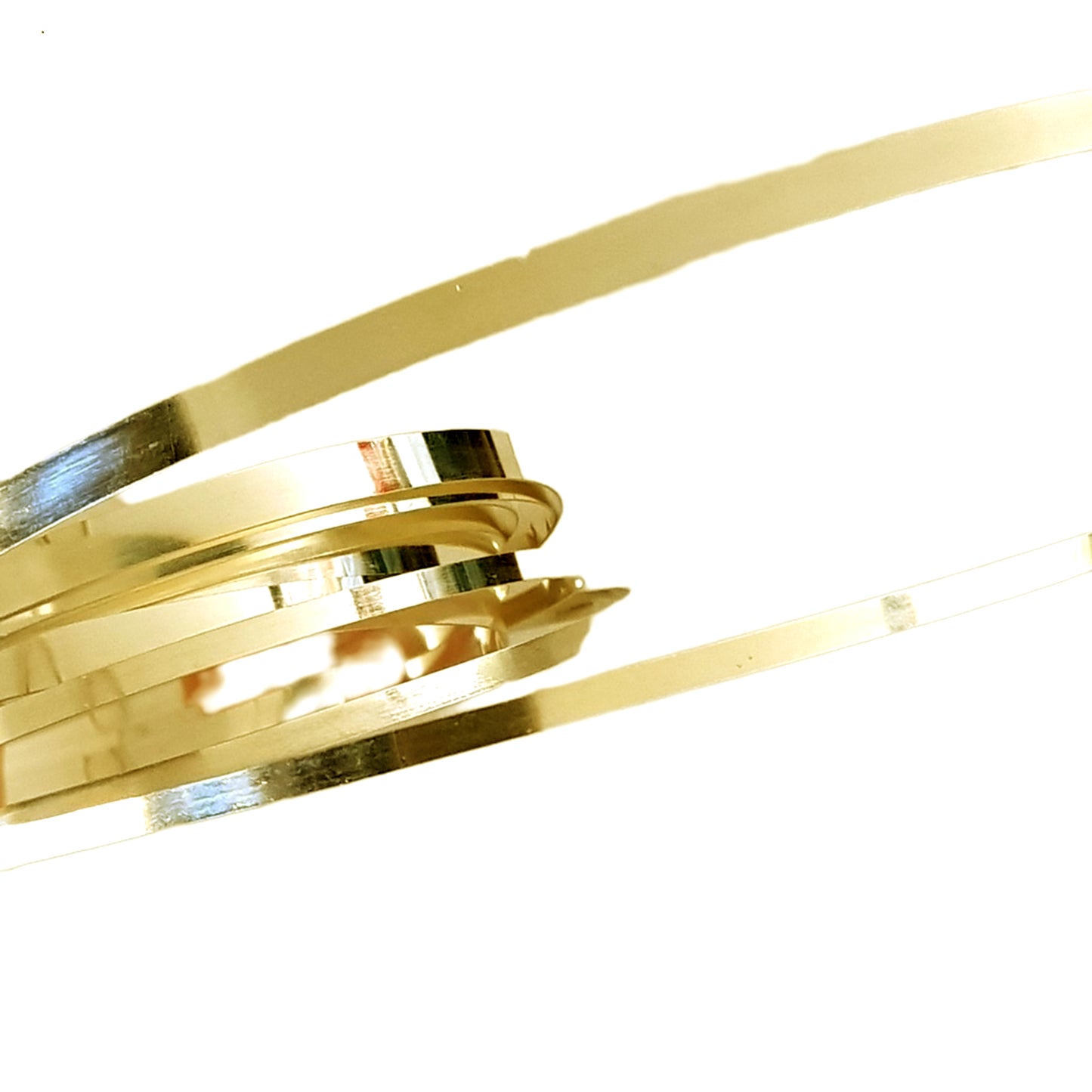 FAB Metal -  9ct Yellow Gold Bezel Wire | YG9-PBStrip | Jewellery Making Supply