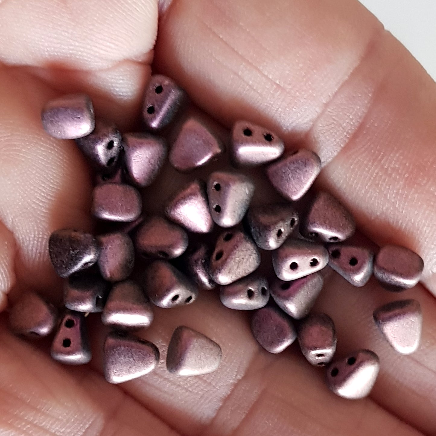 Nib-Bit by Matubo -Pink Olive Polychrome -10g packs | NB-94106 | Beading Supply