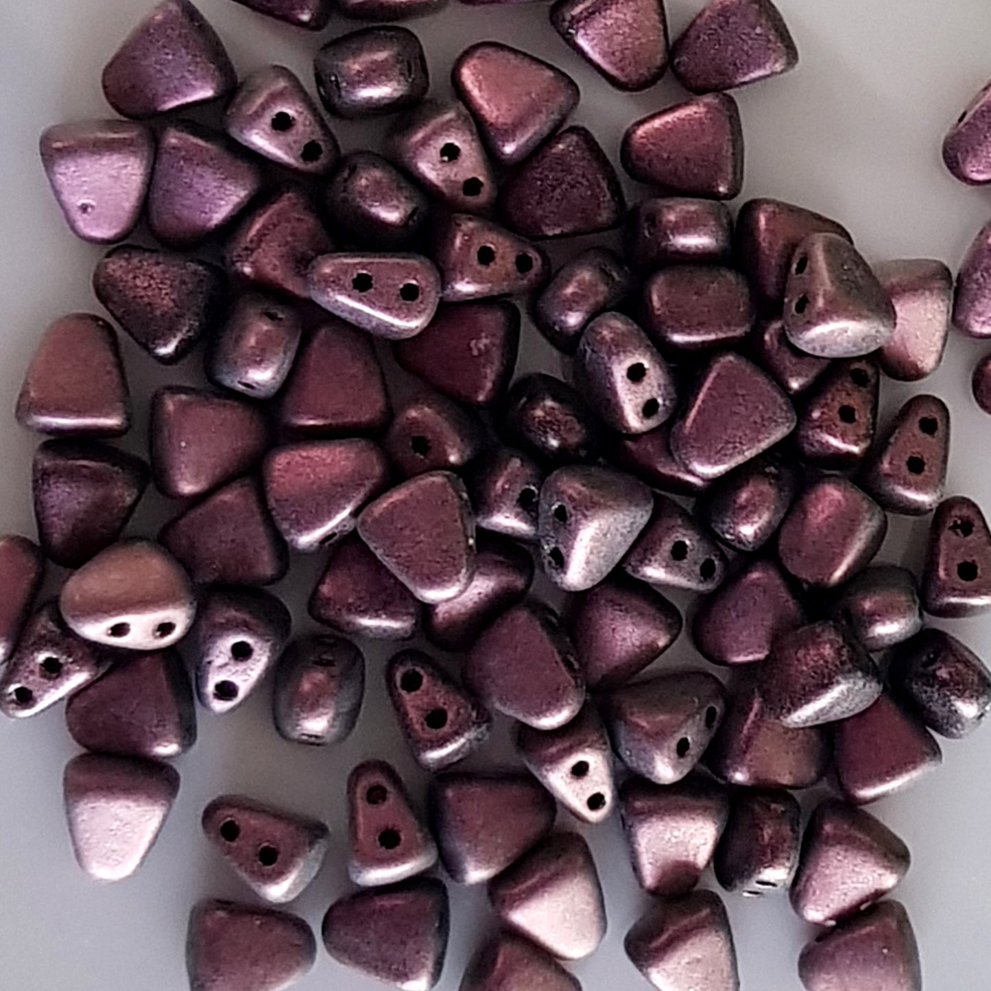 Nib-Bit by Matubo - Pink Metallic Suede -10g packs | NB-79086 | Beading Supply