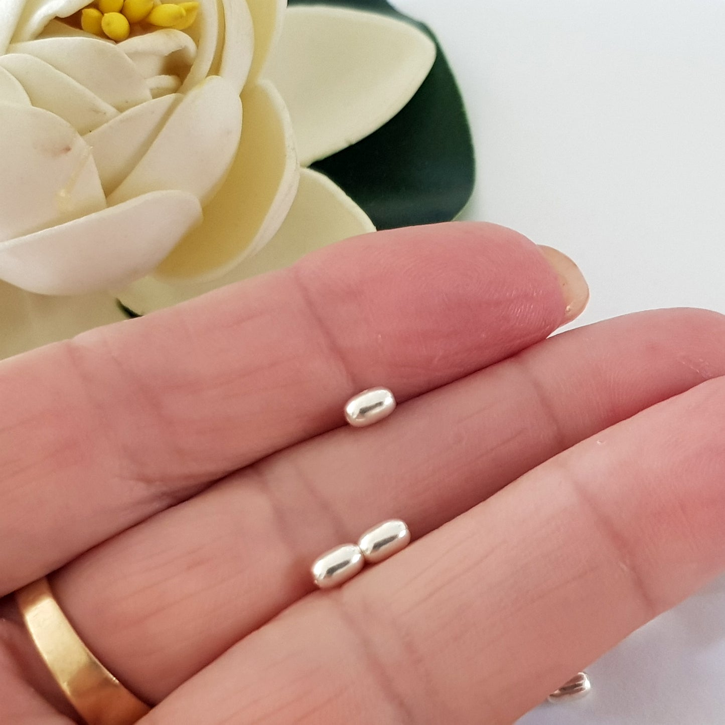 Genuine Sterling Silver 925 Polished Oval Spacer Beads – 5mm x 3mm |Sterling Silver Findings