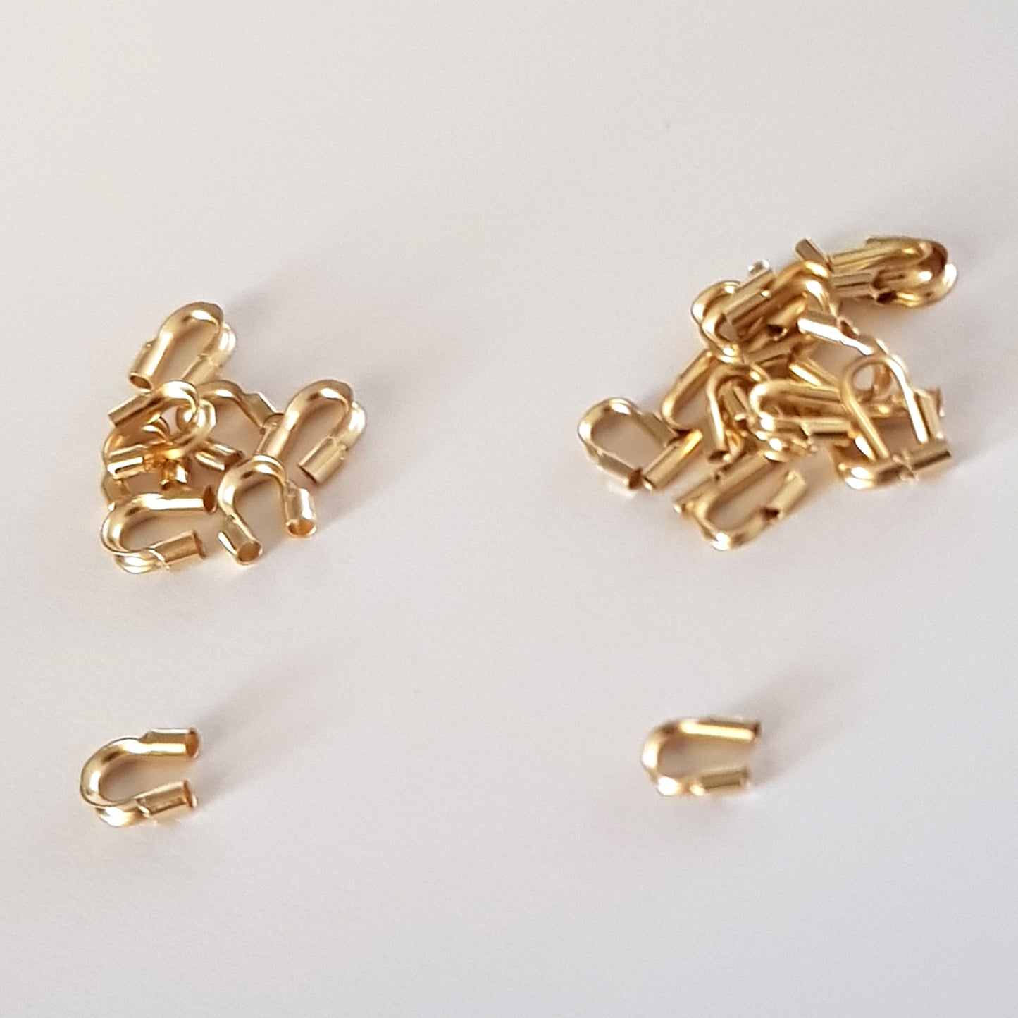 14k Gold Filled Wire Guardian – Premium Quality - U-Shape Wire Protector | GF-WGP | Beading Essentials