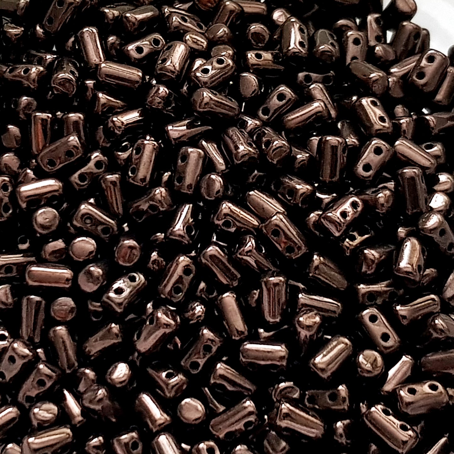 Rulla Beads by Matubo - Chocolate Metallic Bronze -10g packs | RB-B14435 | Beading Supply