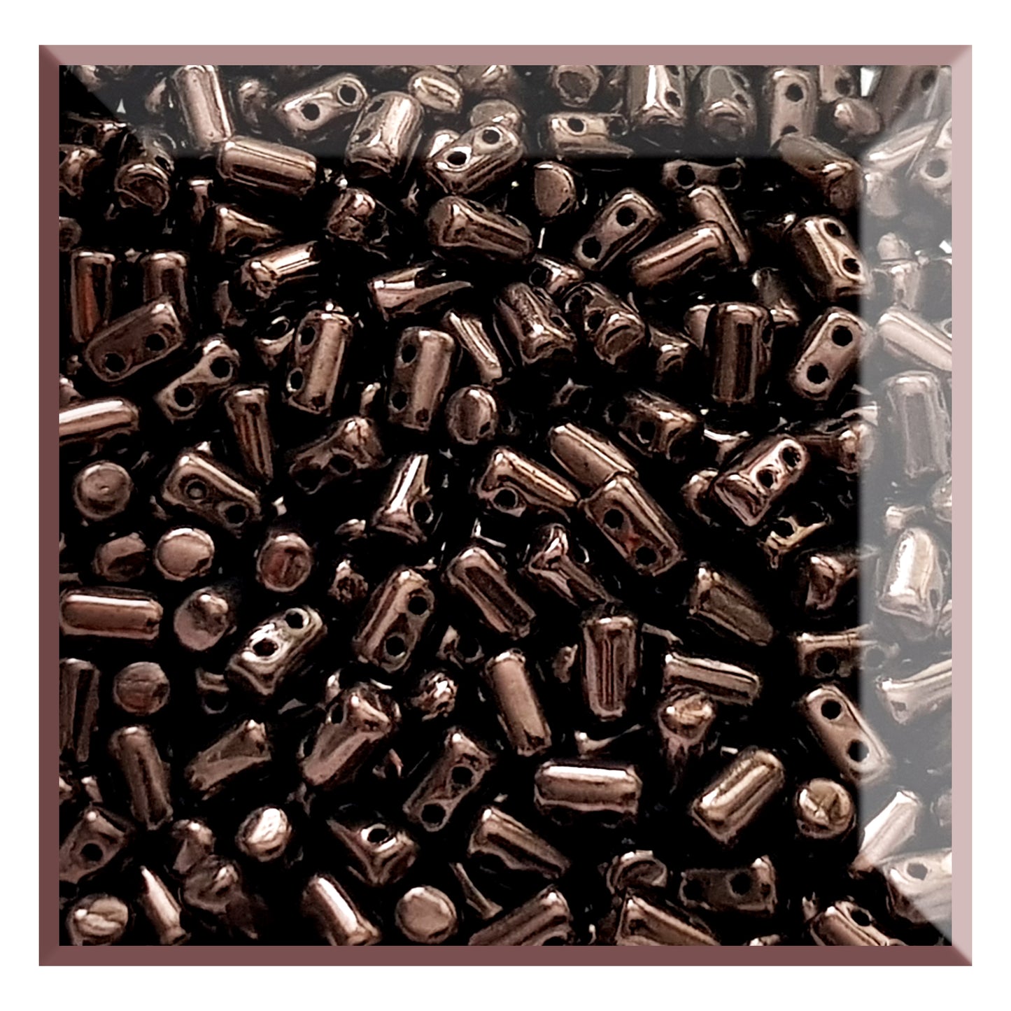Rulla Beads by Matubo - Chocolate Metallic Bronze -10g packs | RB-B14435 | Beading Supply