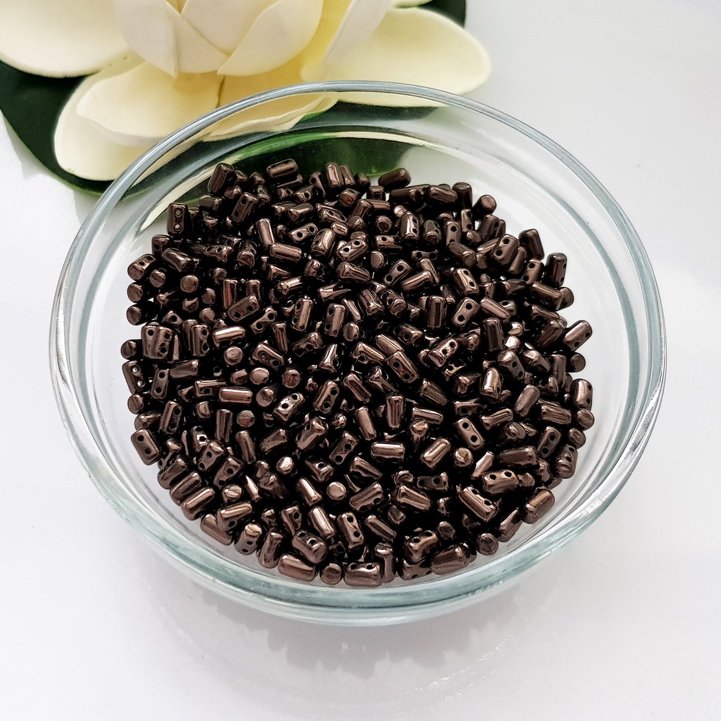 Rulla Beads by Matubo - Chocolate Metallic Bronze -10g packs | RB-B14435 | Beading Supply