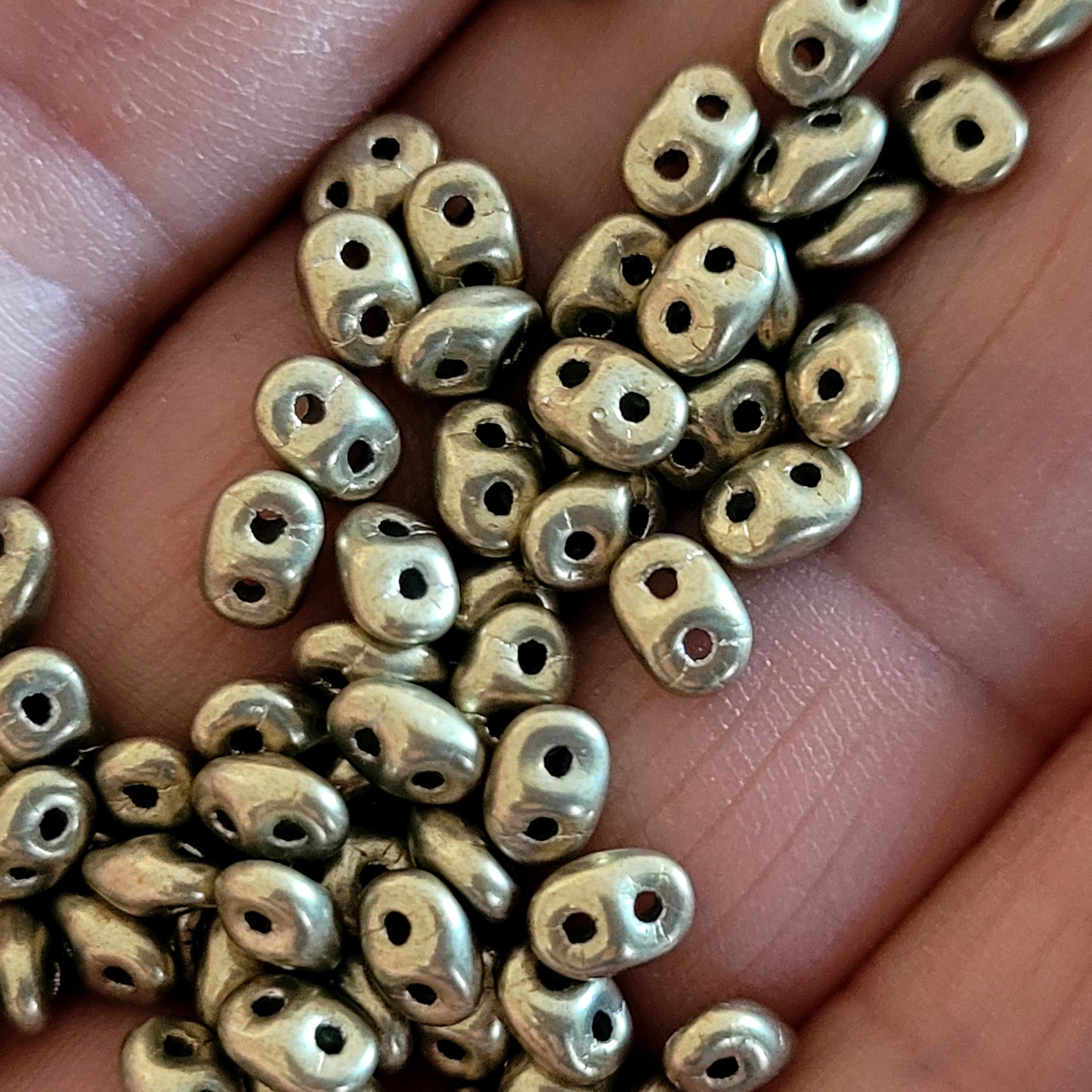 Matubo SuperDuo - CLOUD DREAM - Sueded Gold Color Trends - 10g | SD-08A05 | Beading Supply