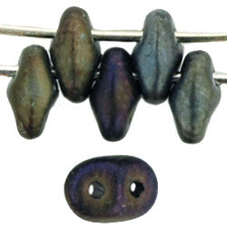 Matubo SuperDuo - IRIS BROWN - Matte 10g | SD-21115| Beading Supply