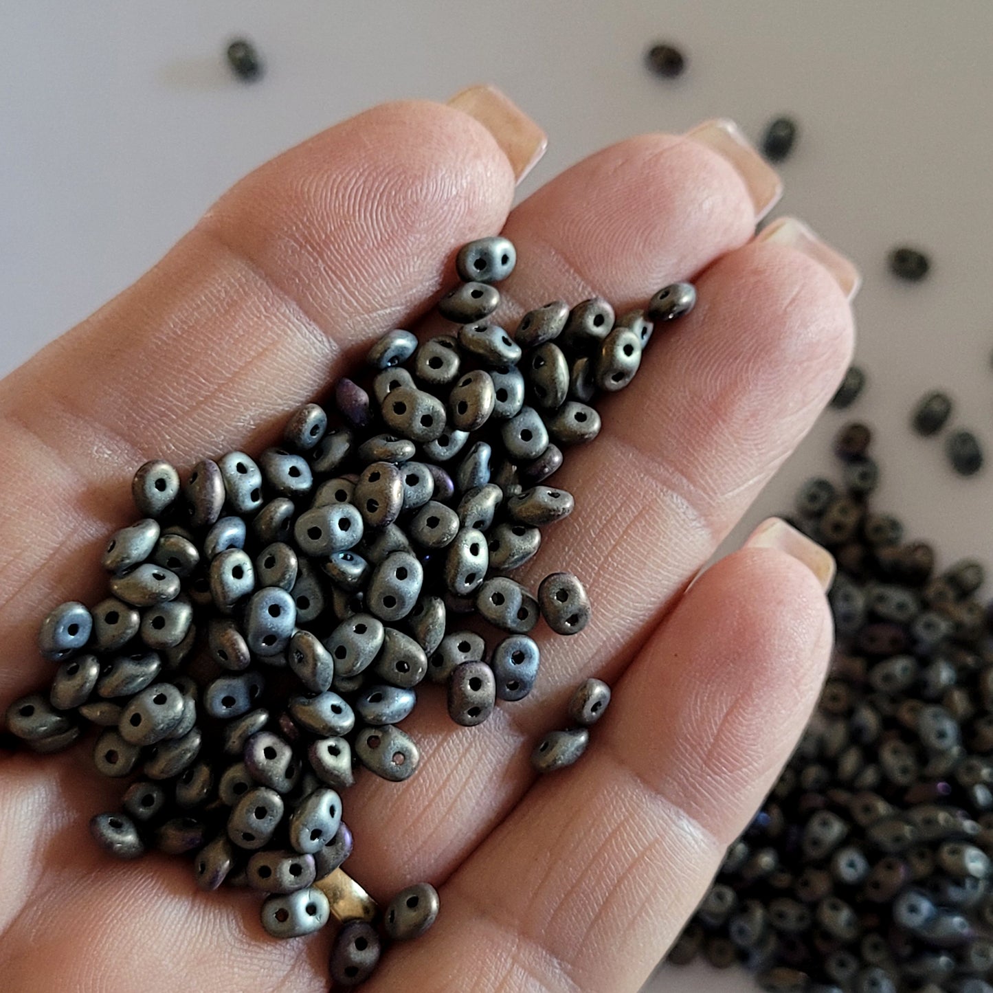 Matubo SuperDuo - IRIS BROWN - Matte 10g | SD-21115| Beading Supply