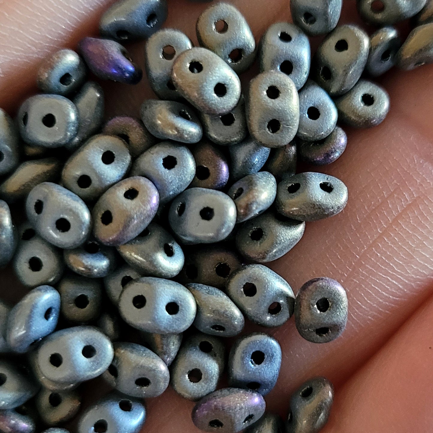 Matubo SuperDuo - IRIS BROWN - Matte 10g | SD-21115| Beading Supply