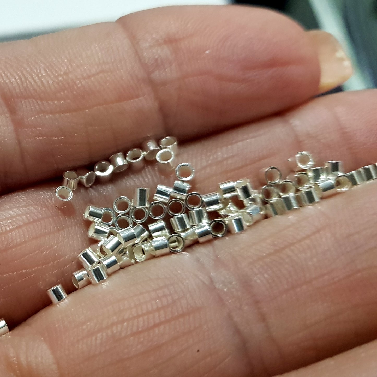 Crimp Beads High Quality Sterling Silver | SS-CB | Beading Essentials