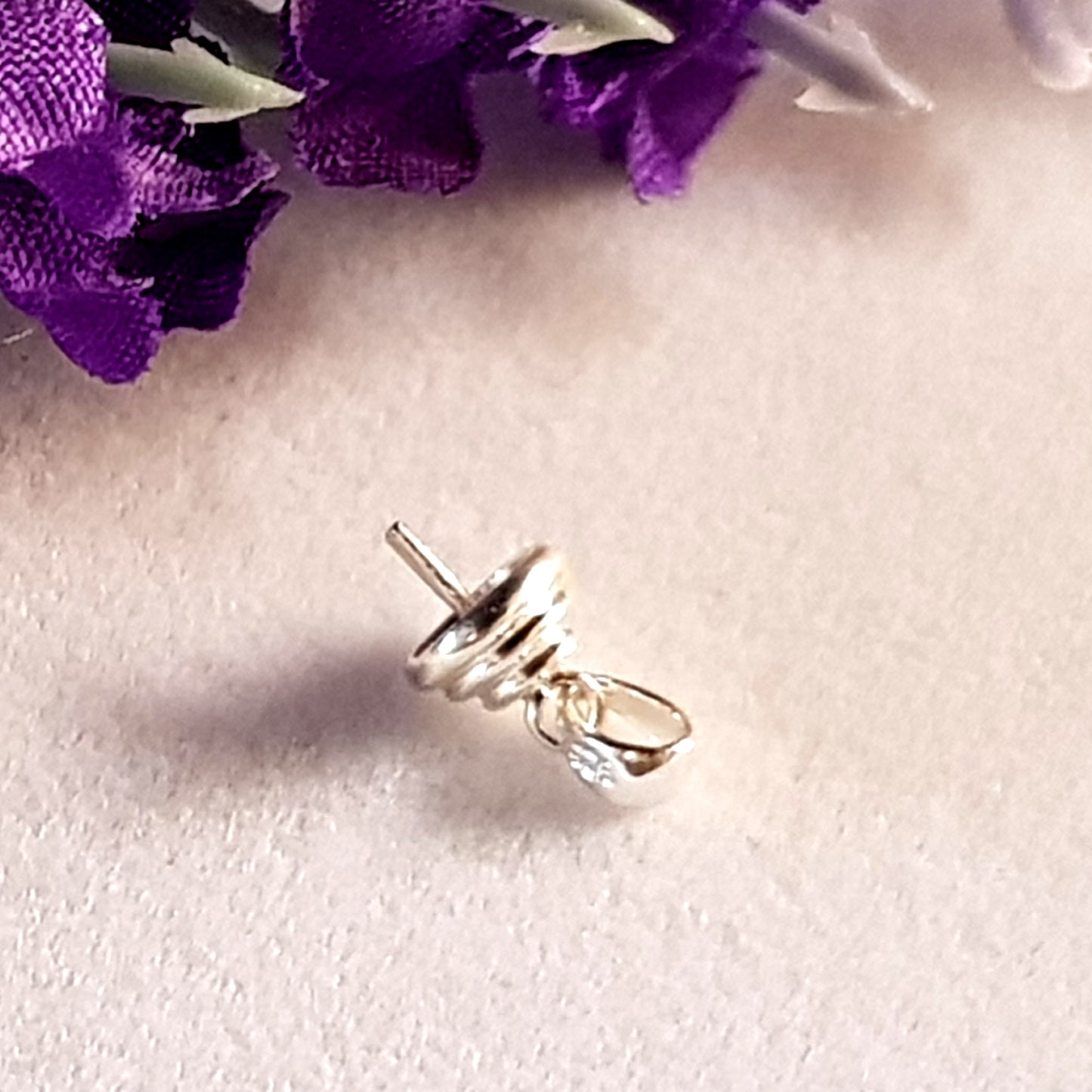 Pendant Drop Three Ringlet Cup & Bail Sterling Silver 925 | PD-RPSS-04CPP | Jewellery Findings