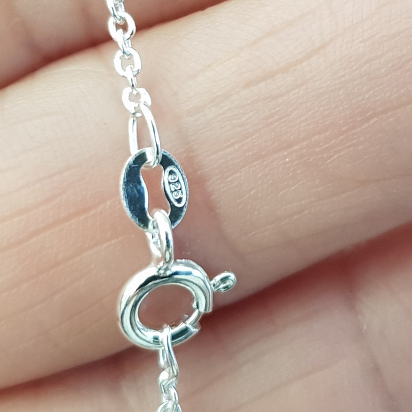 Chains - Sterling Silver Close Cable Chain - Finished & Ready to Wear| SS-FChainCC | Jewellery Making Supply