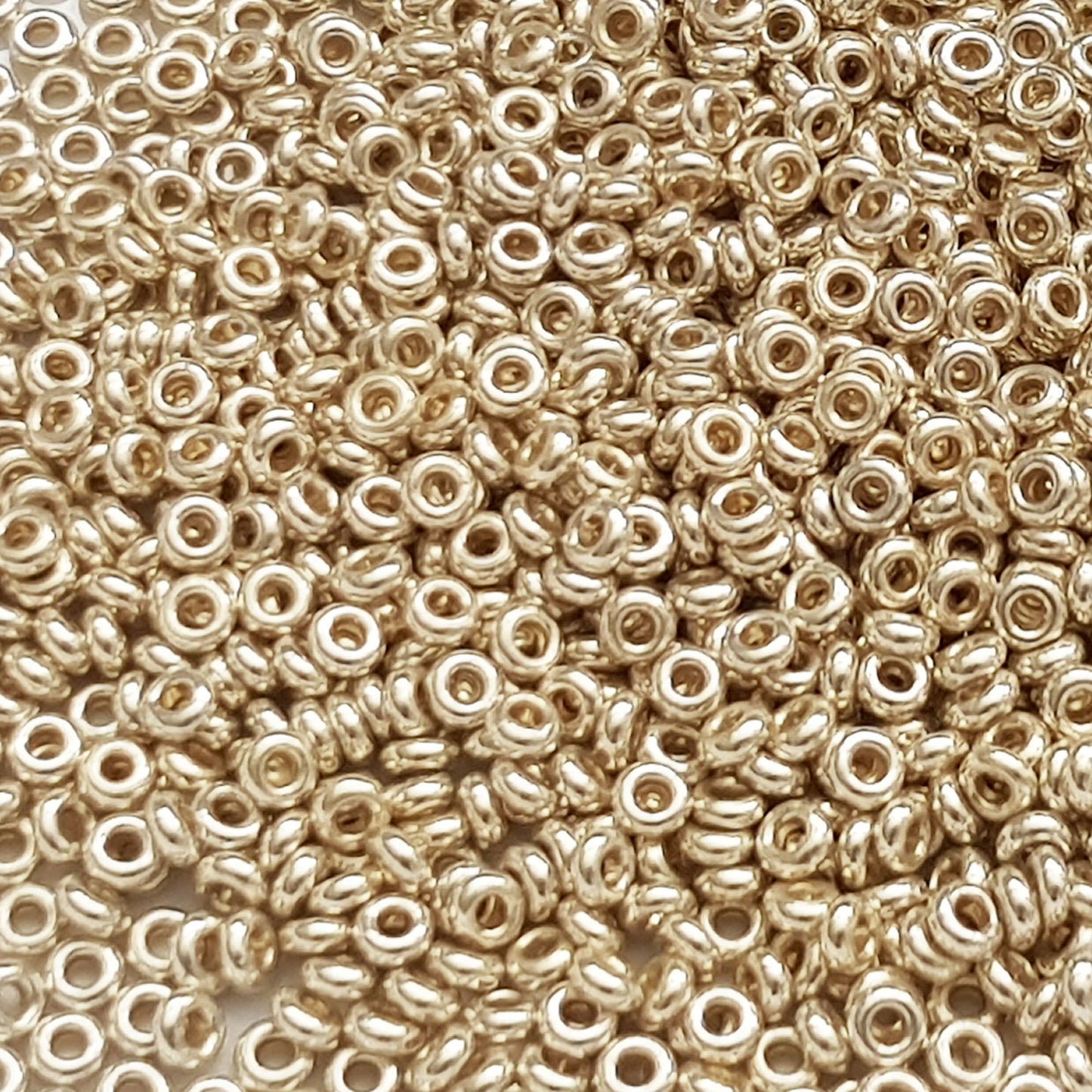 Demi 8/0 - TN-PF558 Aluminium Galvanized Permanent Finish 5g/10g Seed Beads - Beading Supply