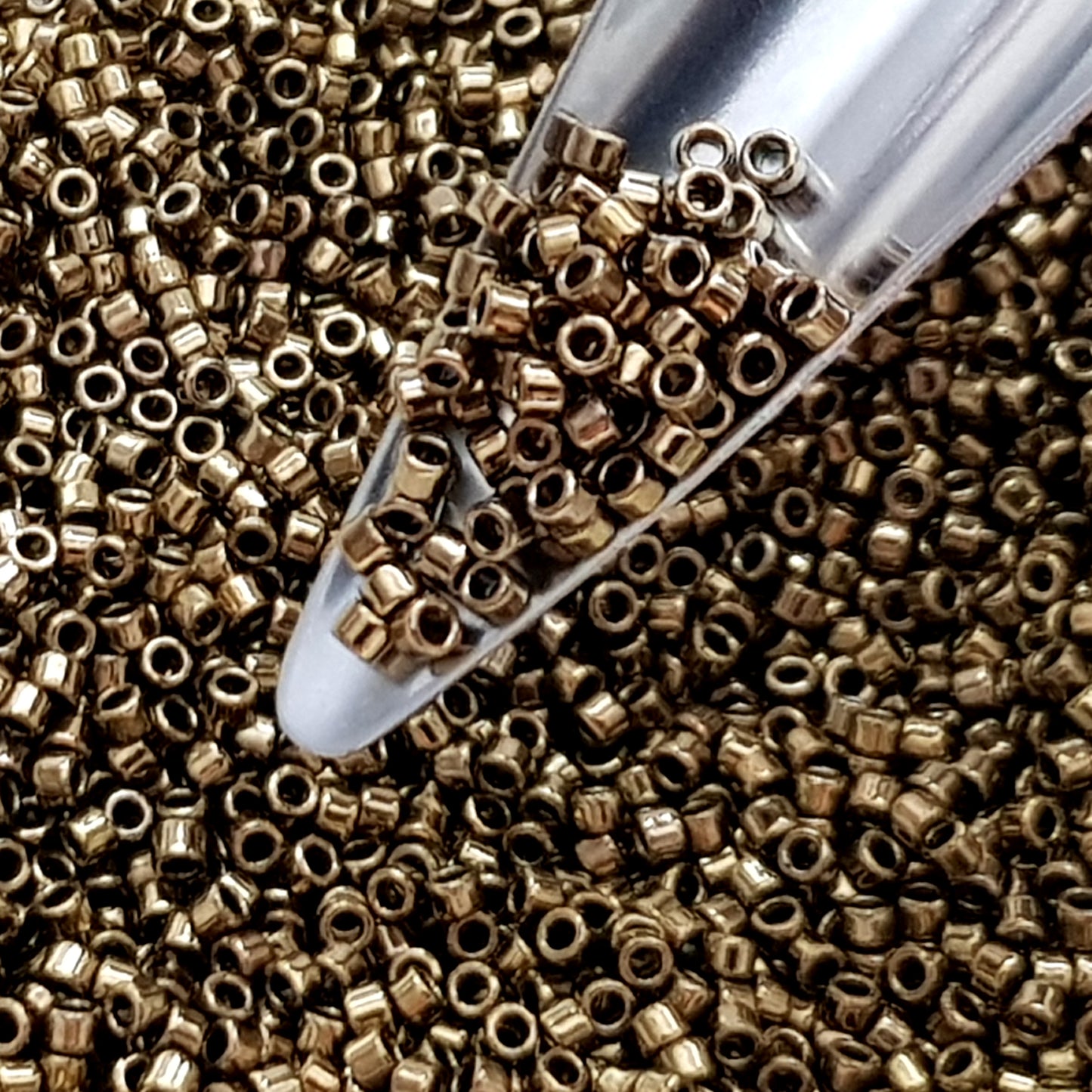Aiko 11/0 TA-223 Antique Bronze Precision-Cut Cylinder Toho Seed Beads | Beading Supply