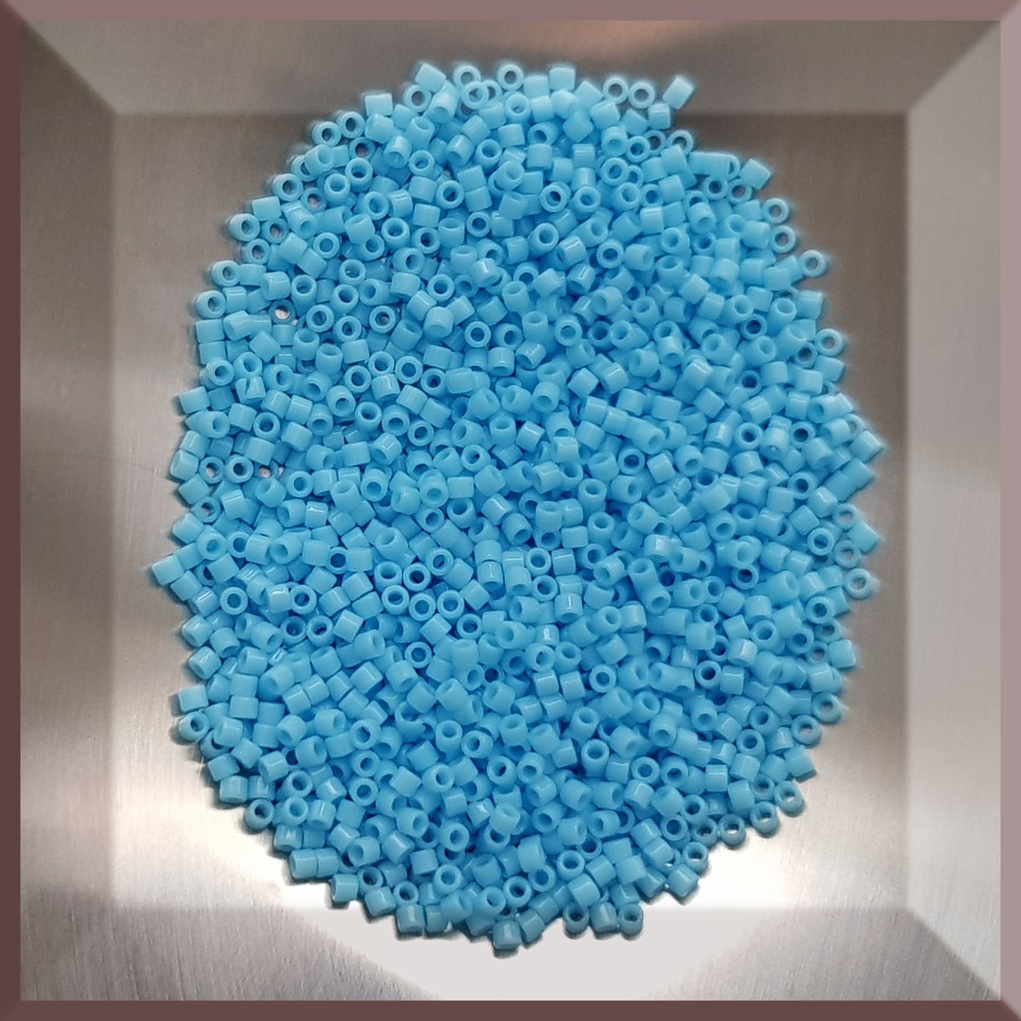 Aiko 11/0 TA-43 Kingman Turquoise Opaque Precision-Cut Cylinder Toho Seed Beads | Beading Supply