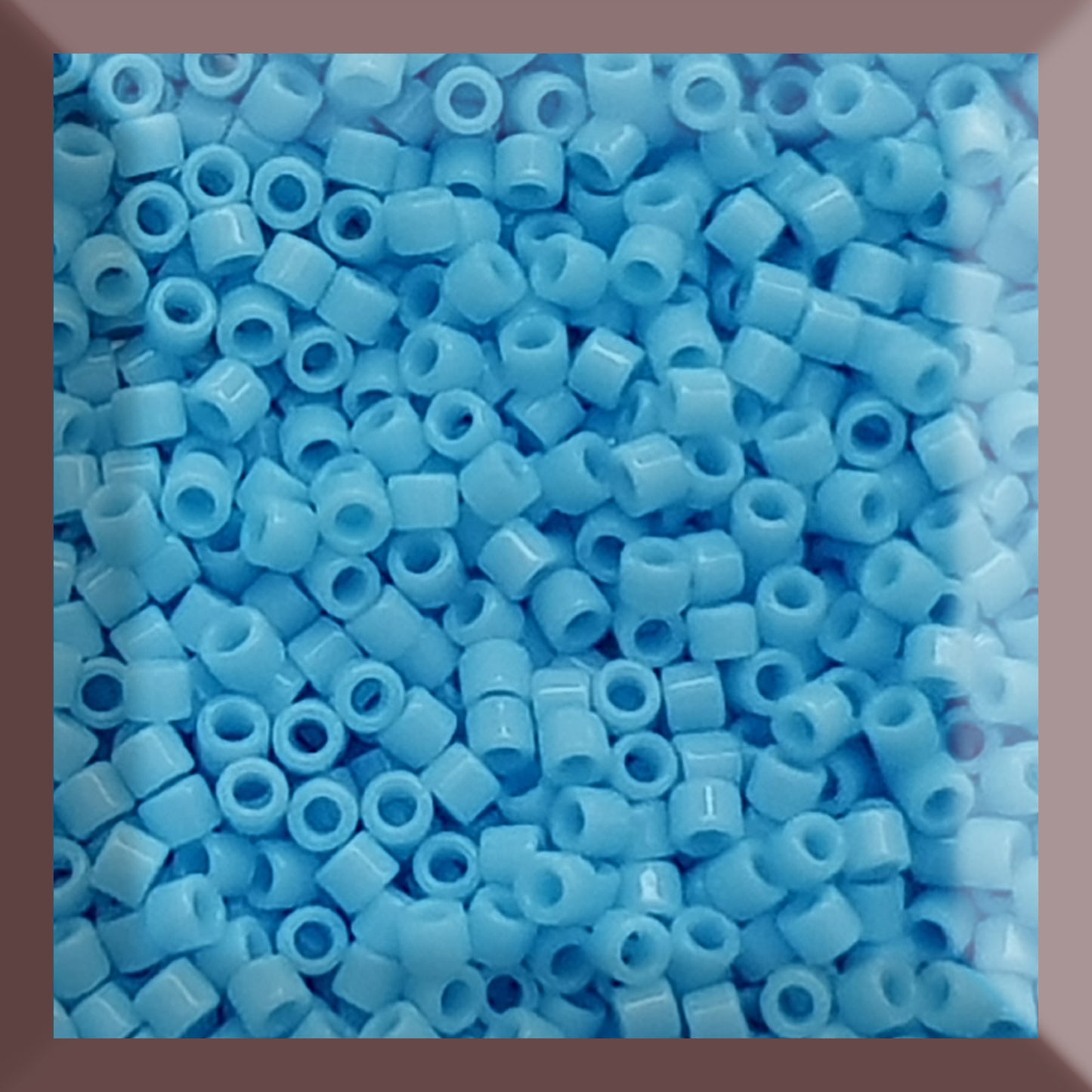 Aiko 11/0 TA-43 Kingman Turquoise Opaque Precision-Cut Cylinder Toho Seed Beads | Beading Supply