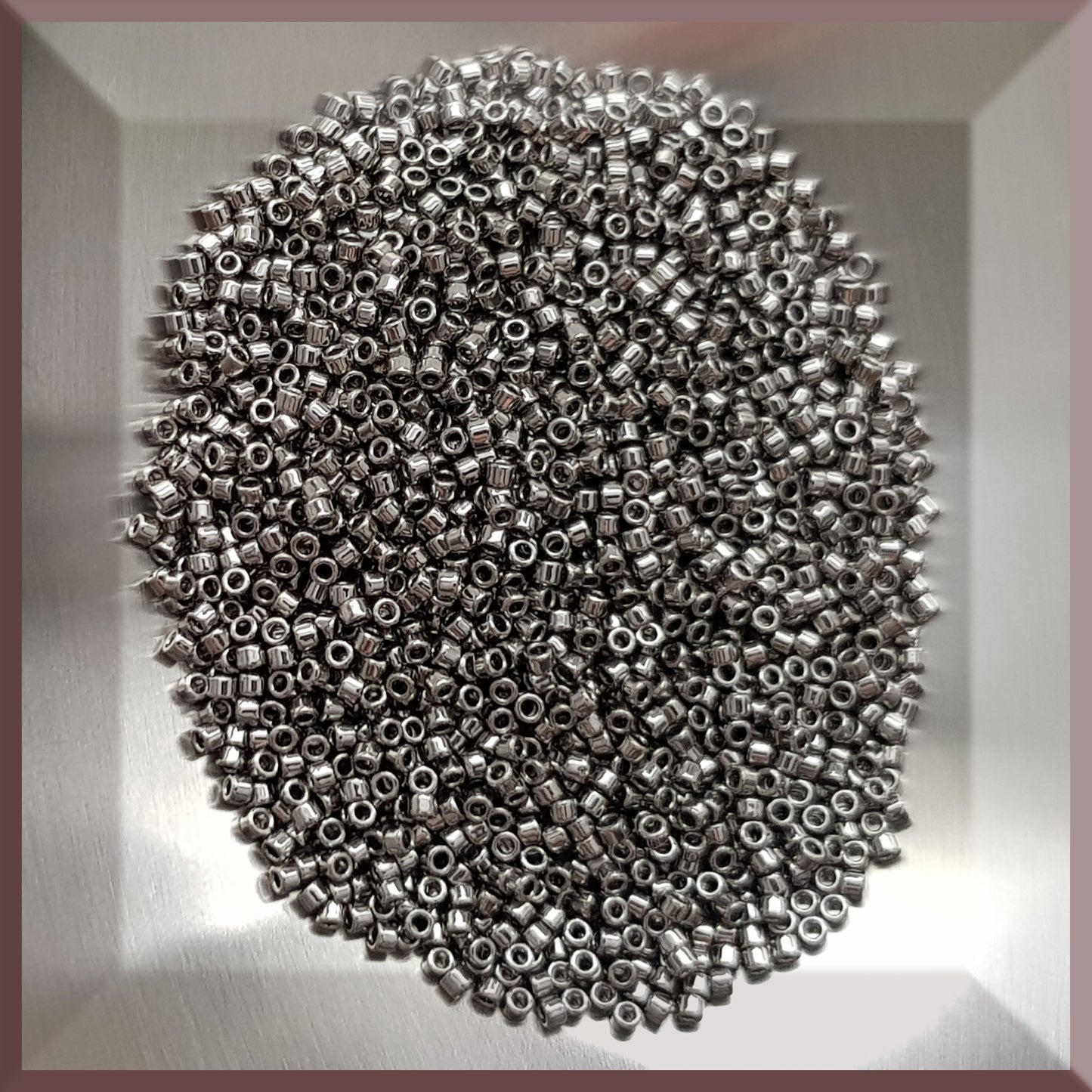 Aiko 11/0 TA-711 Antique Silver Metallic Precision-Cut Cylinder Toho Seed Beads | Beading Supply