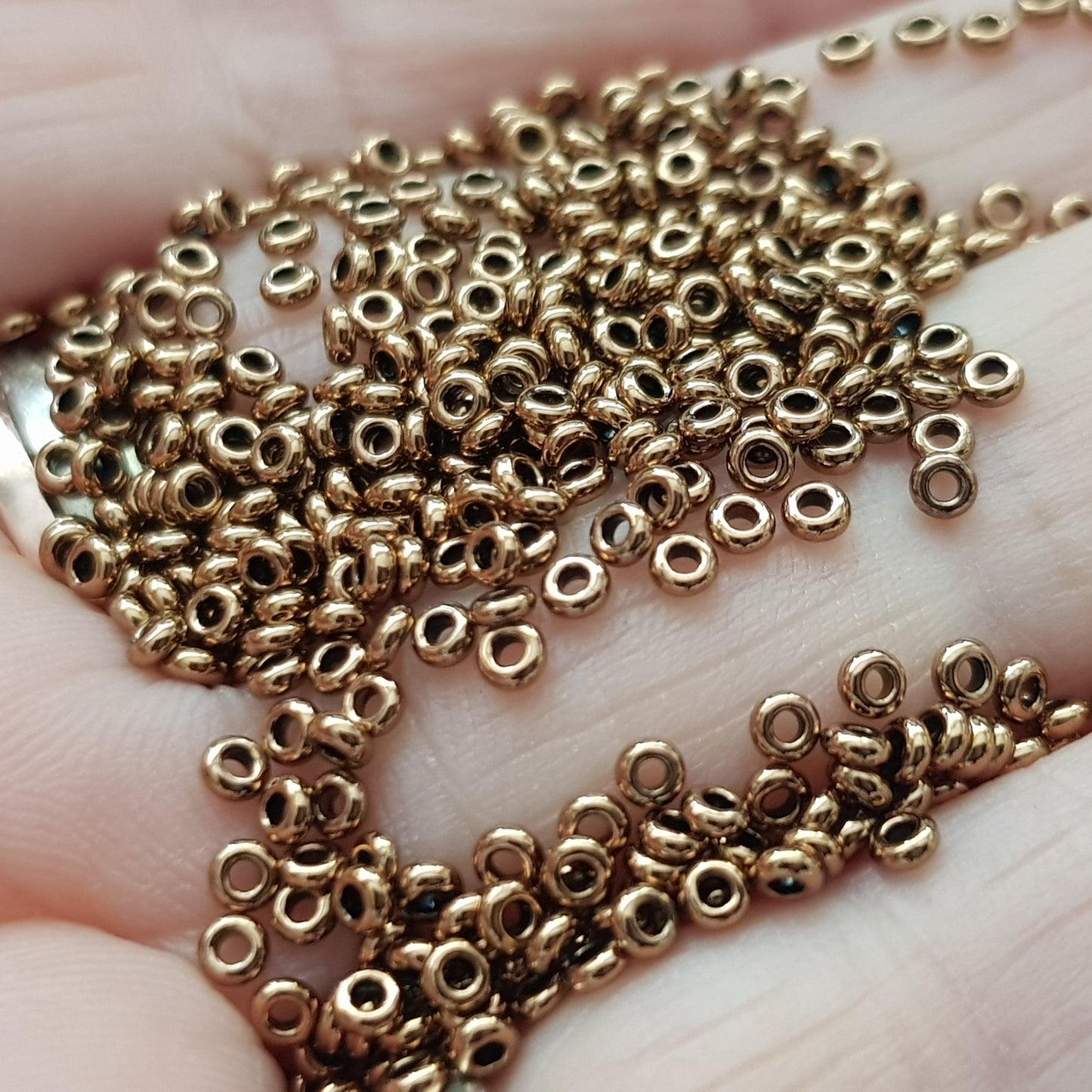 Demi 11/0 - TN-221 Bronze Opaque 5g/10g Seed Beads - Beading Supply