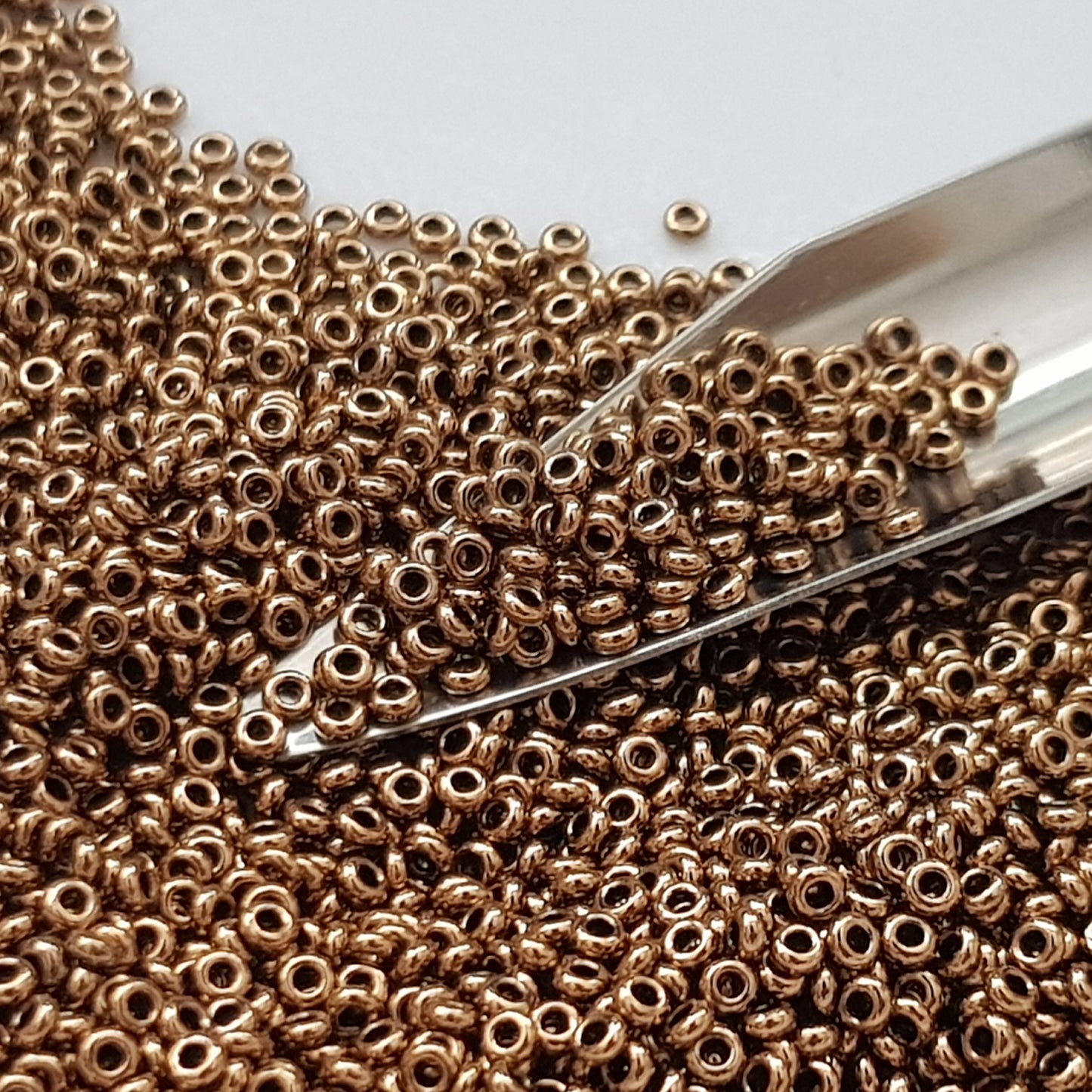 Demi 11/0 - TN-221 Bronze Opaque 5g/10g Seed Beads - Beading Supply
