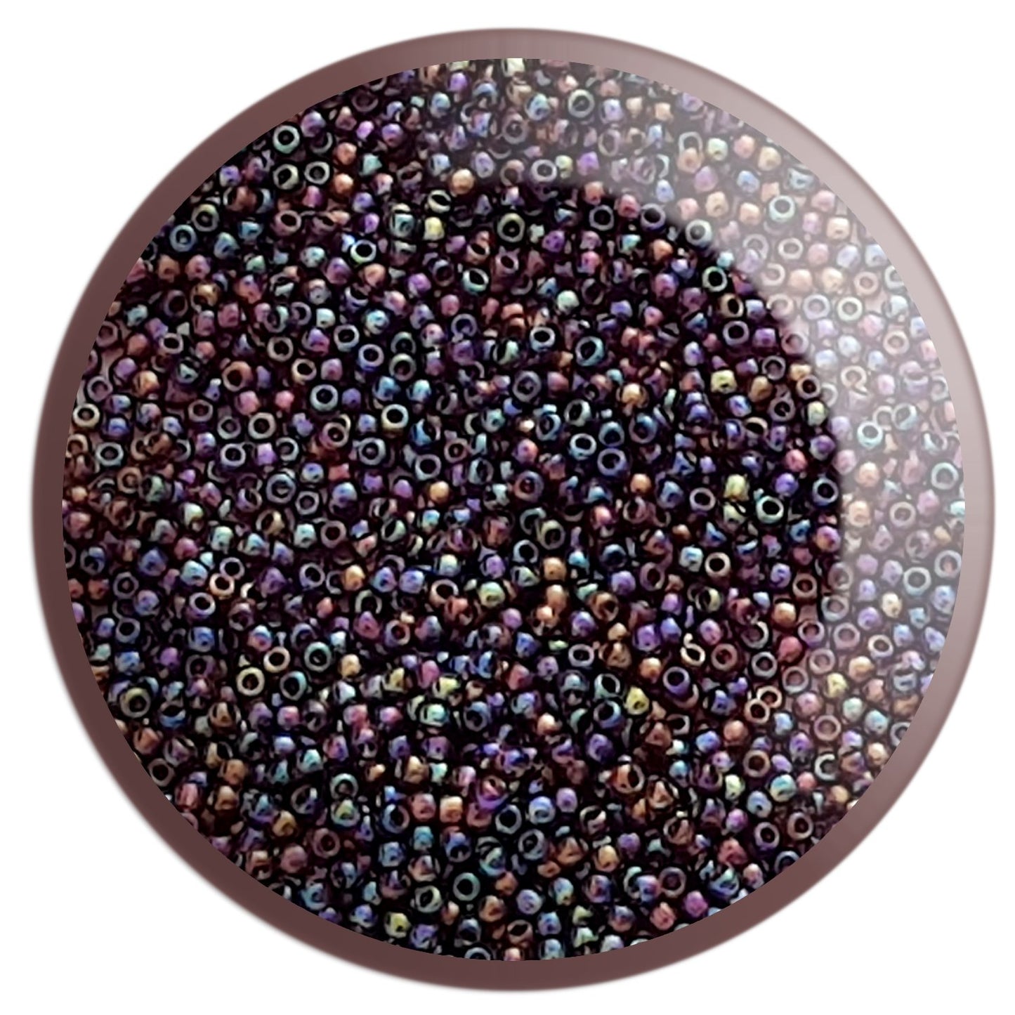 11/0 TR-166C Amethyst Rainbow Round Toho Seed Beads - Beading Supply - Kalitheo Jewellery