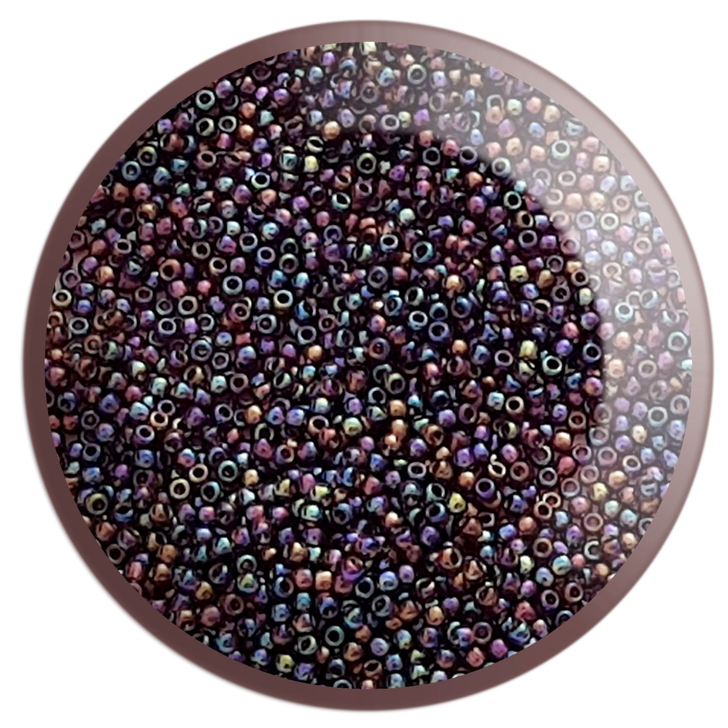 11/0 TR-166C Amethyst Rainbow Round Toho Seed Beads - Beading Supply - Kalitheo Jewellery