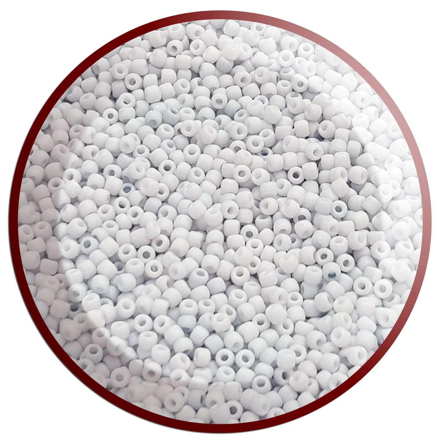 11/0 TR-767 Lt Grey Frosted Opaque Pastel 10g/30g Round Toho Seed Beads - Beading Supply