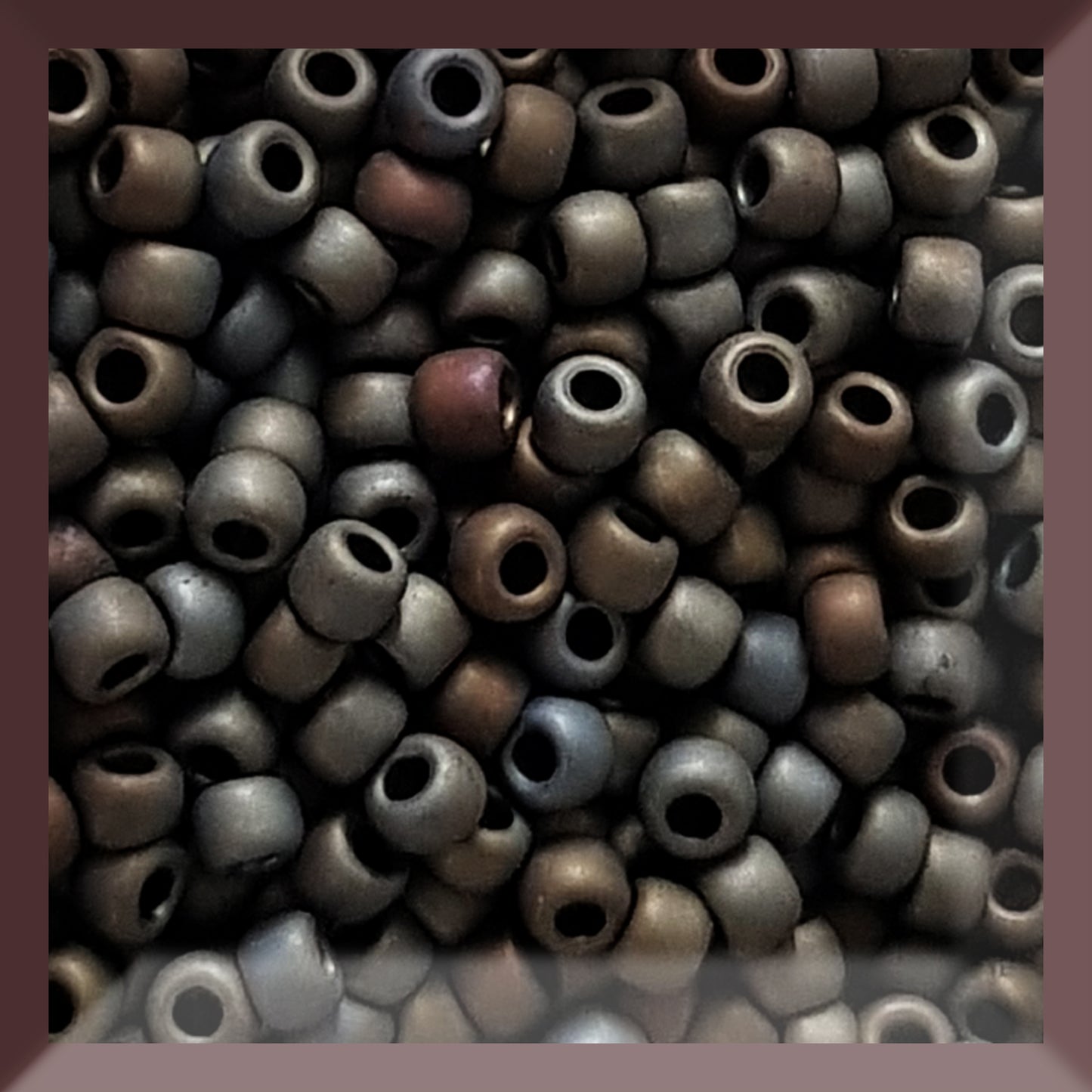 11/0 TR-83F Brown Iris Metallic Matte 10g/30g Round Toho Seed Beads | Beading Supply