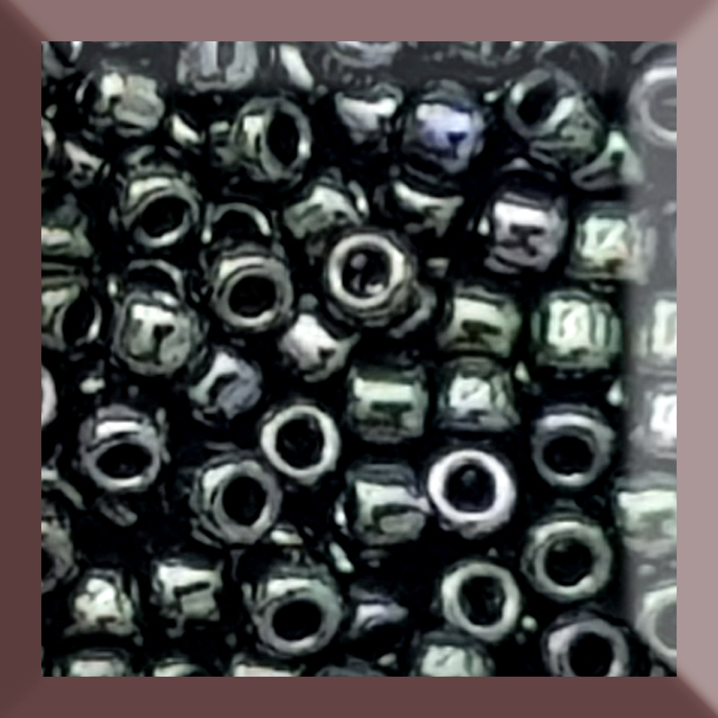Close Up of Moss Metallic #89 Toho Seed Beads | Kalitheo Sydney