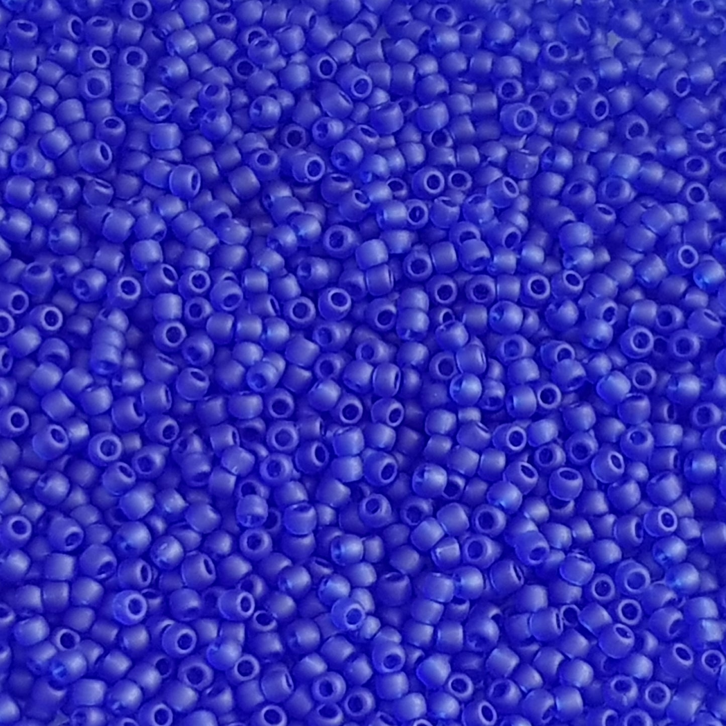 11/0 TR-8F Dk. Sapphire Frosted Transparent 10g/30g Round Toho Seed Beads | Beading Supply