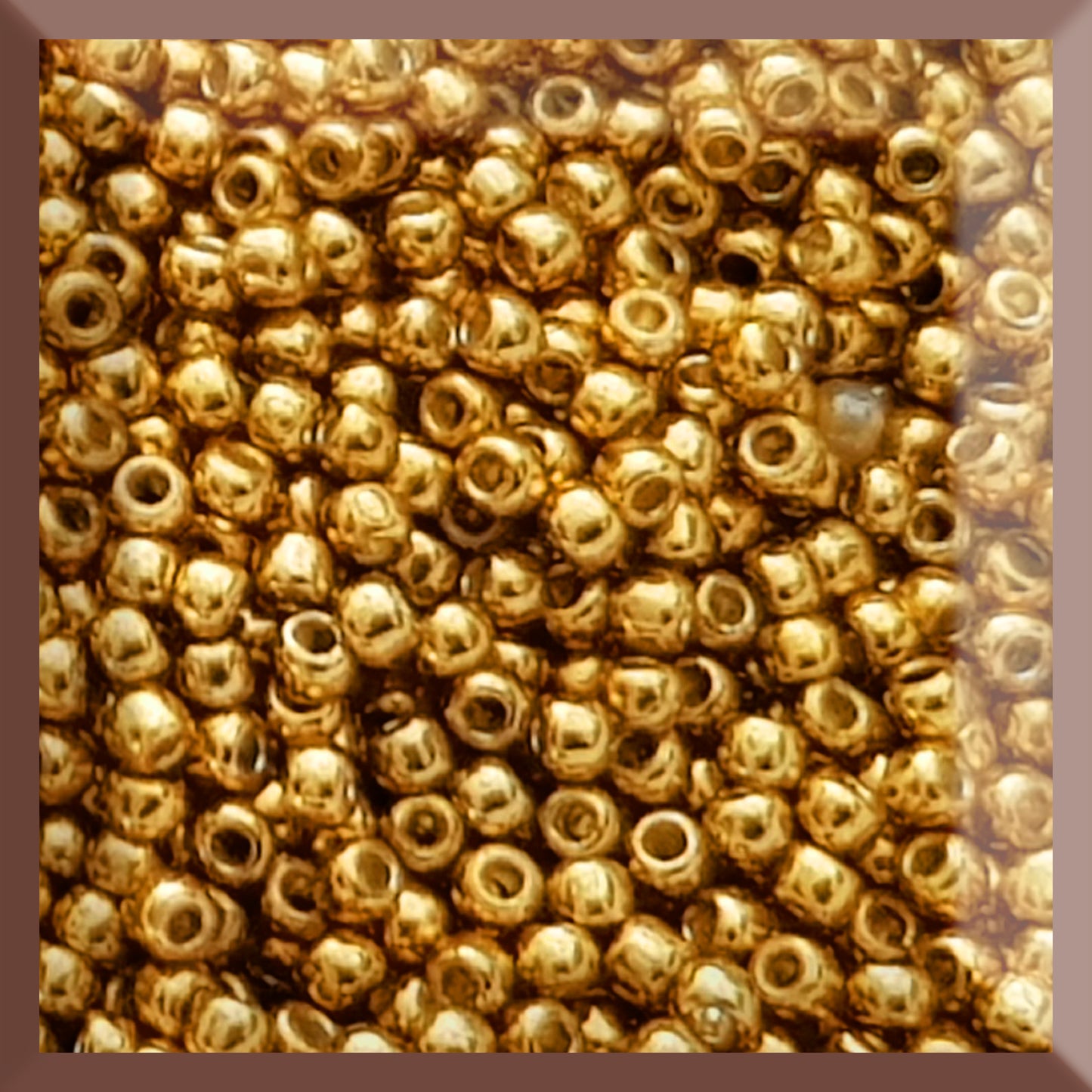 11/0 TR-PF591 Old Gold Permanent Finish 10g/30g Round Toho Seed Beads | Beading Supply