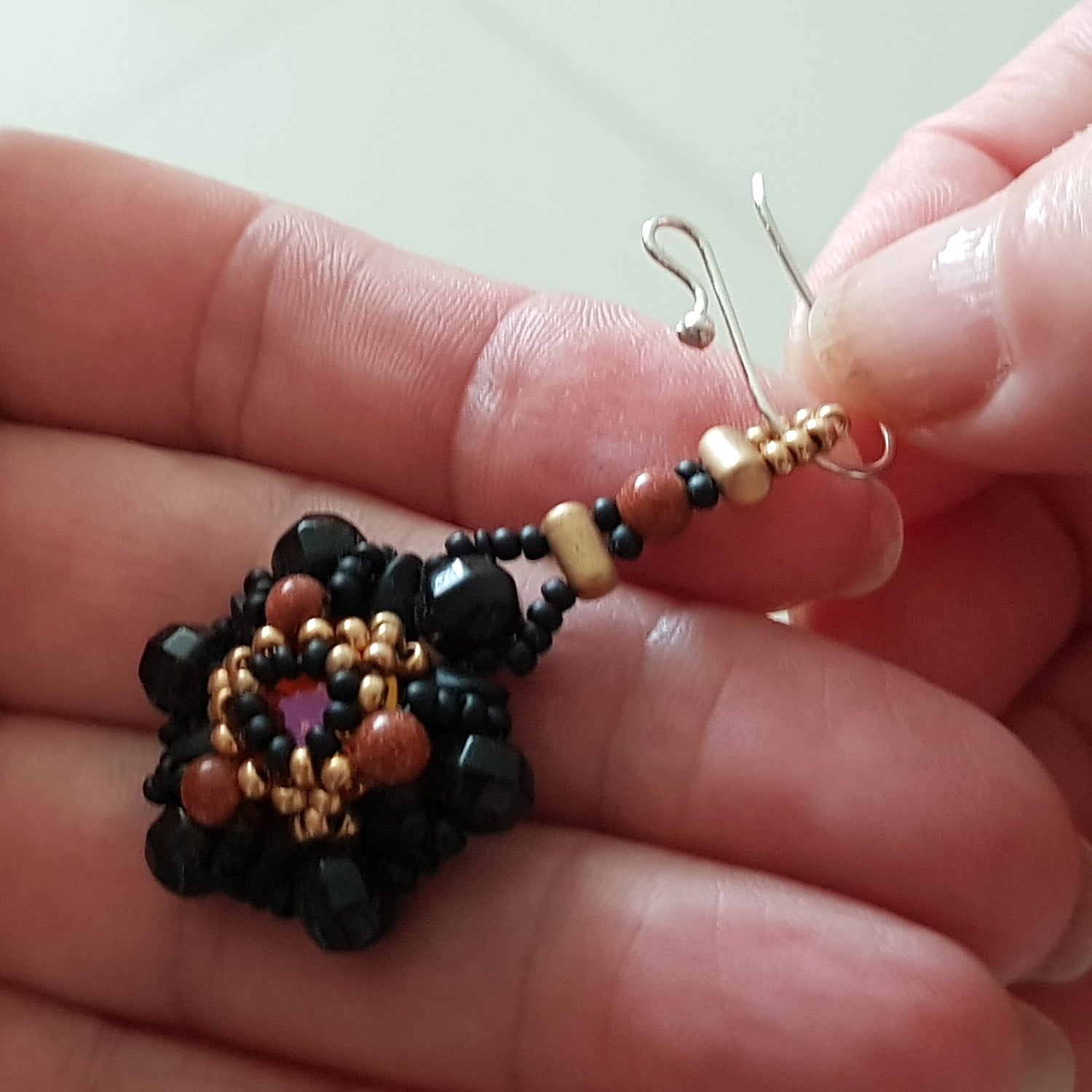 Circle Euro Style Handmade Earring Hooks | SS-012EH | Jewellery Making Supplies - Kalitheo Jewellery