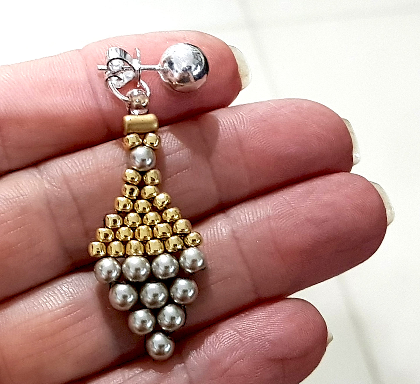 Sterling Silver 925 Ball Stud Earrings | (KJ-372E) - Kalitheo Jewellery