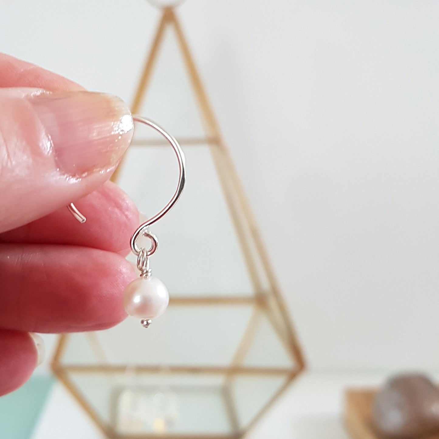Circle Handmade Earring Hooks Silver 999 ( BULK 10 pcs) | FS-015EH-5 | Jewellery Supply - Kalitheo Jewellery