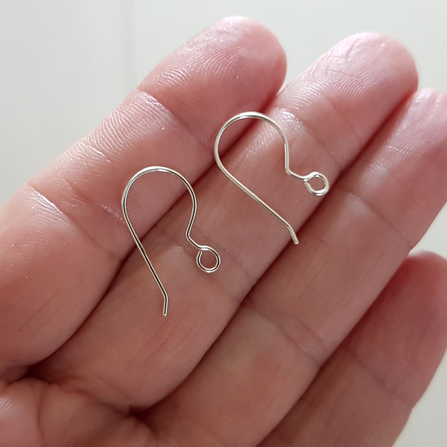 Shepherds Hook Handmade Earring Wires Silver 925 | SS-001EH | Jewellery Supply - Kalitheo Jewellery