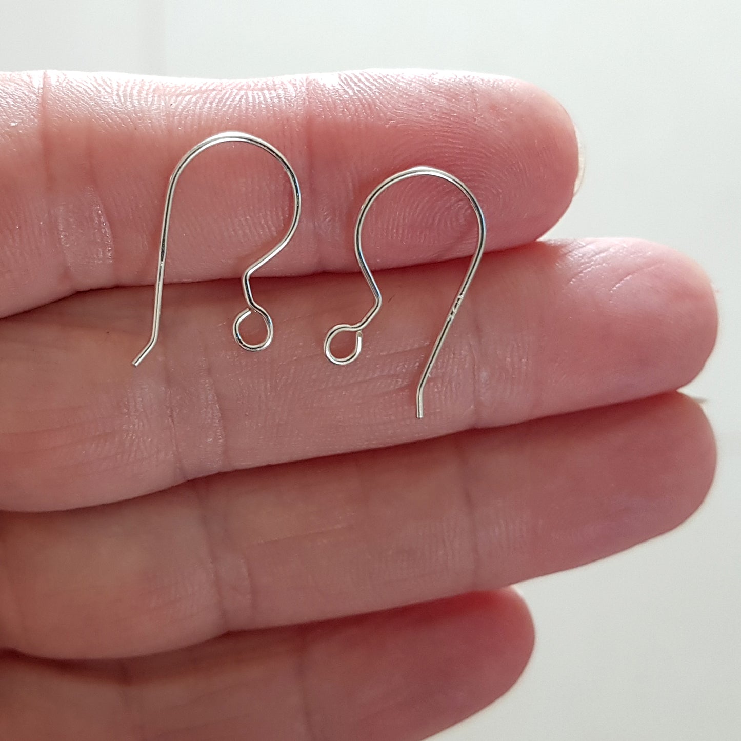 Shepherds Hook Handmade Earring Wires Silver 925 | SS-001EH | Jewellery Supply - Kalitheo Jewellery