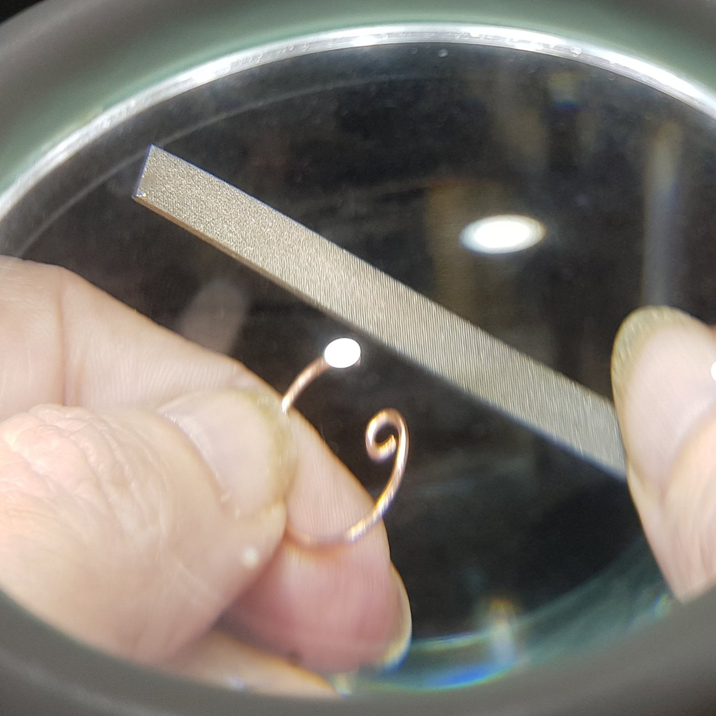 Copper Circle Artisan Earring Wires |  C006EH | Jewellery Supply - Kalitheo Jewellery