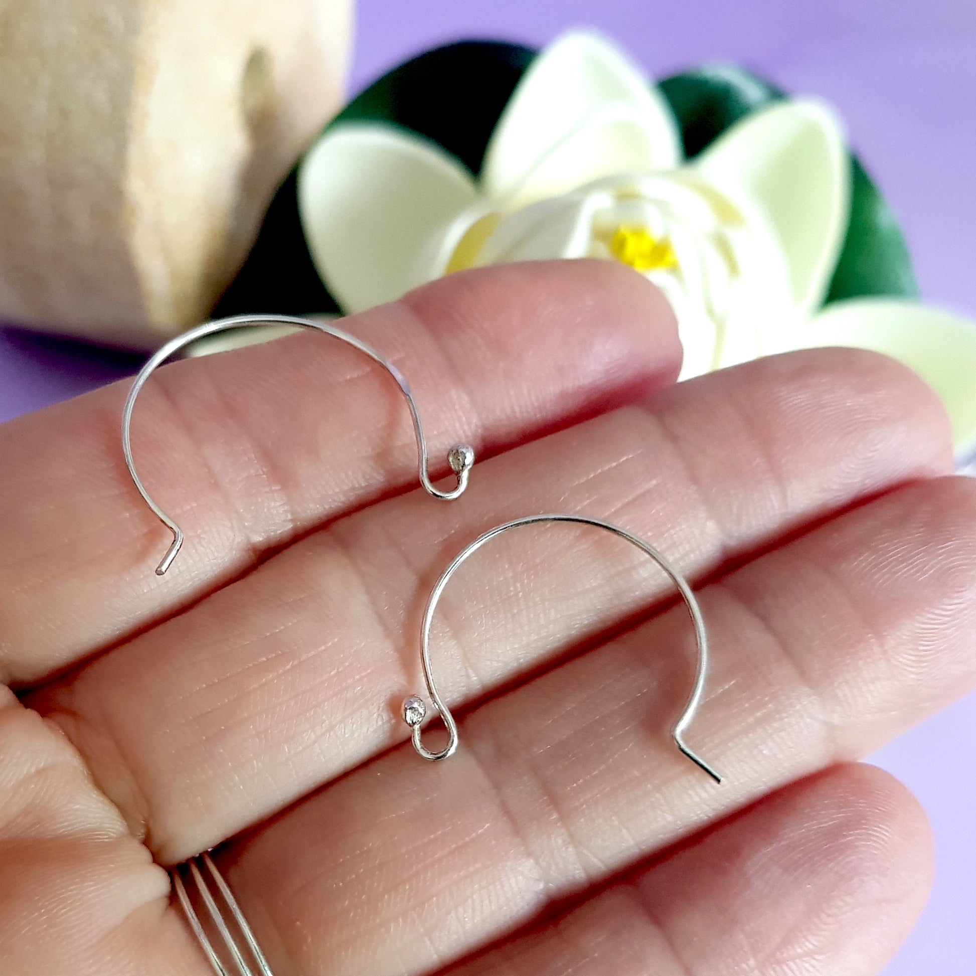 Earring Hooks Handmade Euro Style Circle Ear Hook Wires