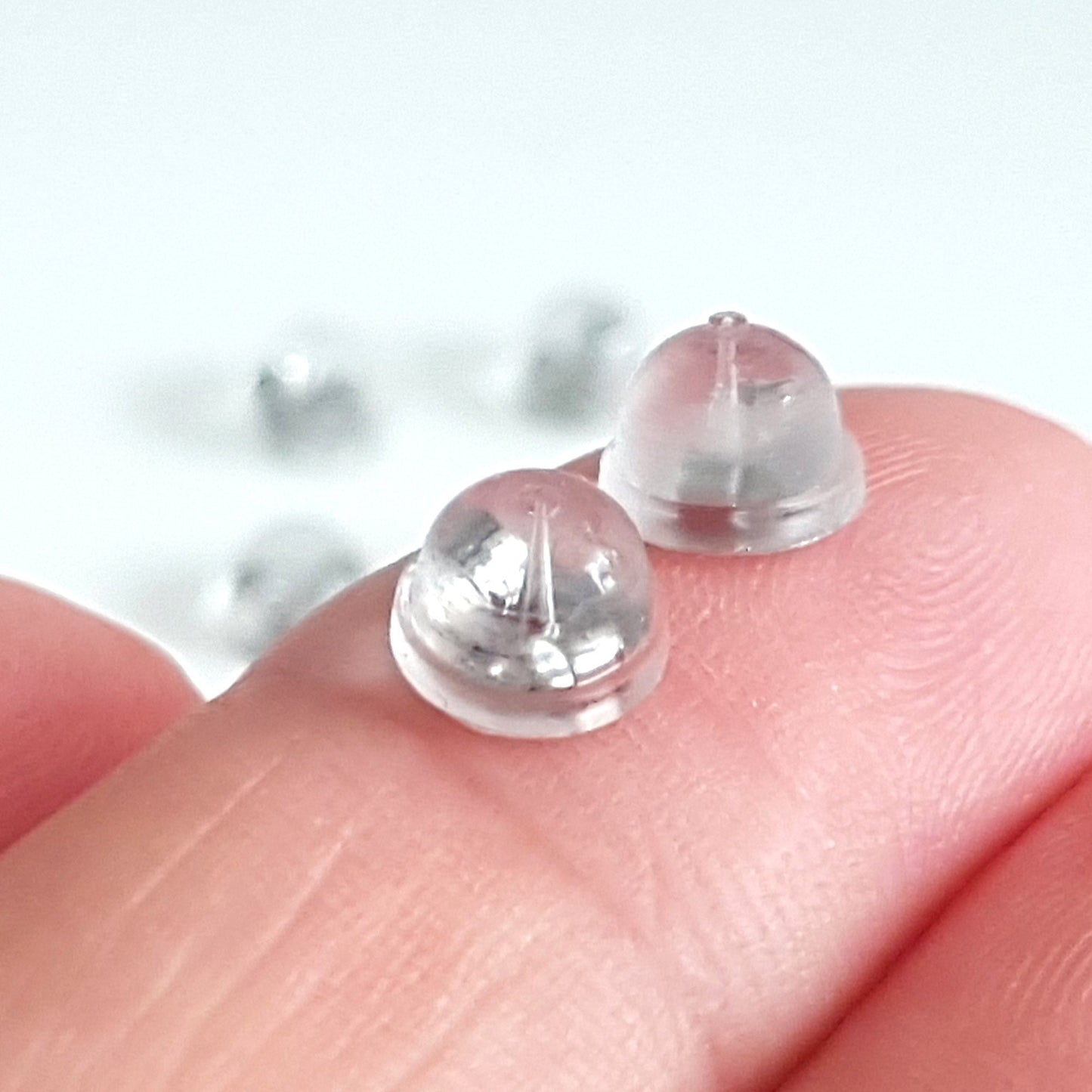 SS-9-009S 6mm domed silicone butterfly - jewellery supply | kalitheo beadsnwire