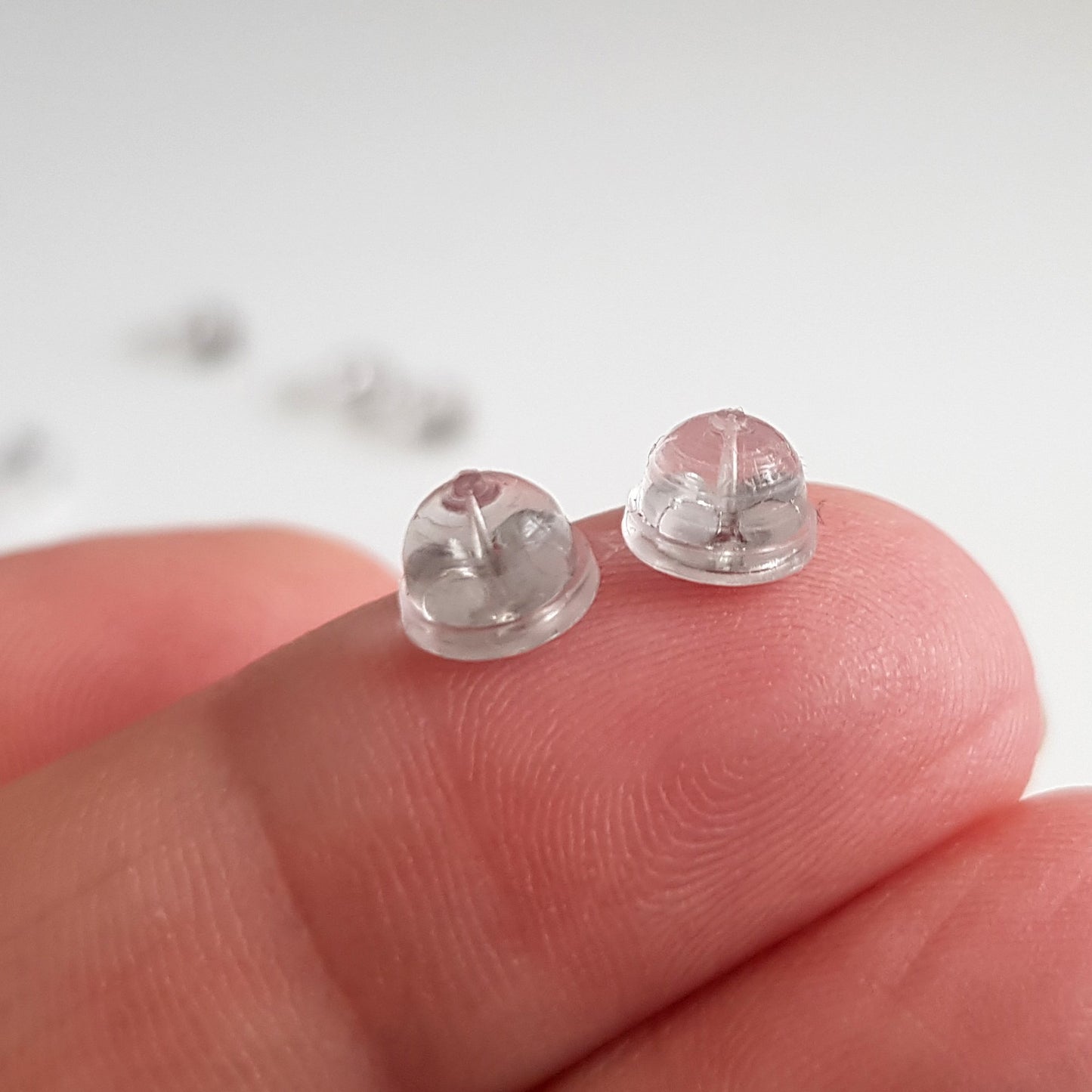 6mm Domed silicone butterfly with sterling silver inserts | Kalitheo BeadsNWire