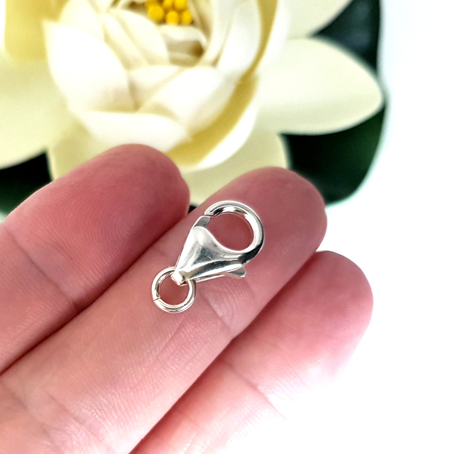 Lobster Claw Clasp 12mm Sterling Silver 925 | SS-022LC12 | Jewellery Supply