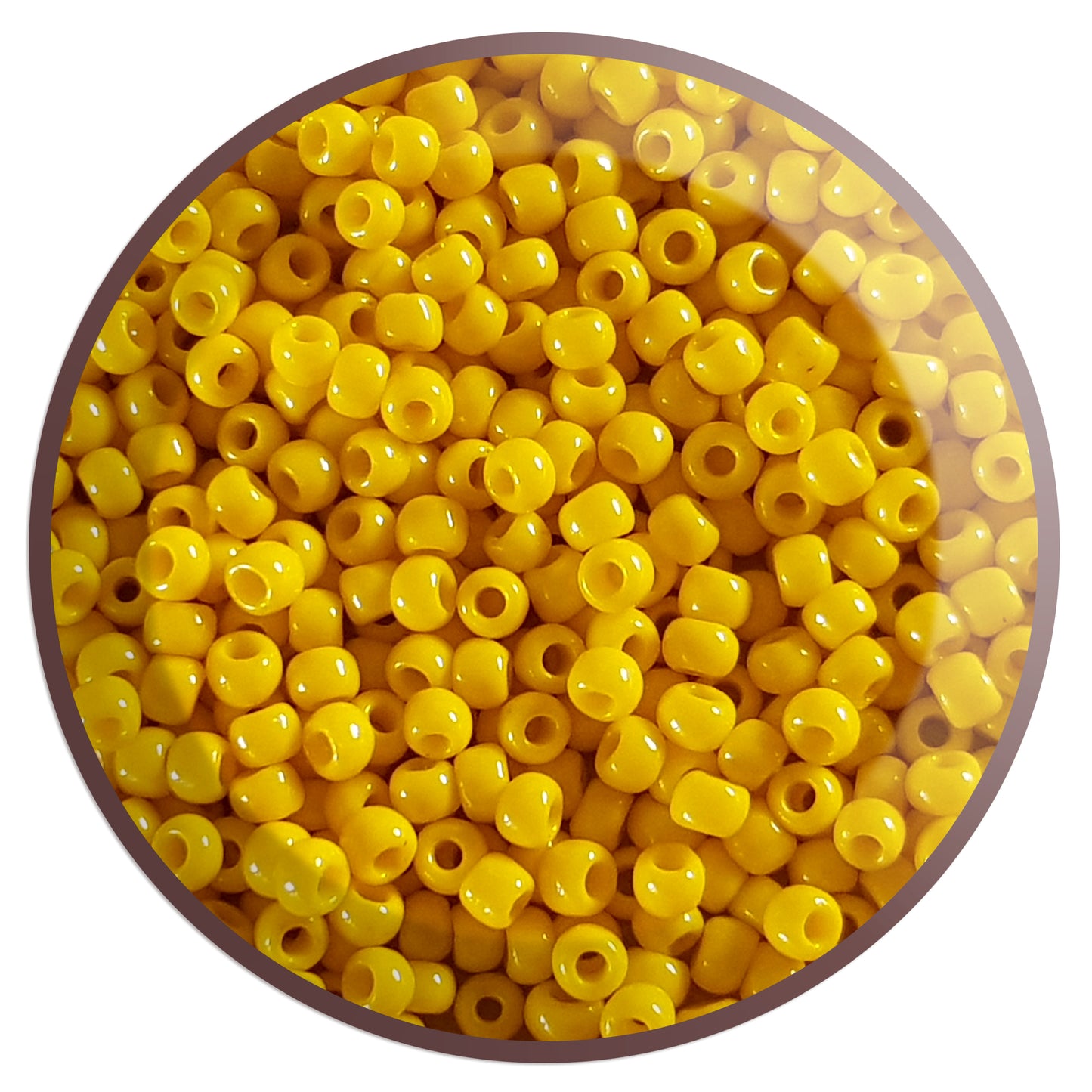 6/0 TR-42B Sunshine Yellow Opaque 10g/30g Round Toho Seed Beads - Beading Supply