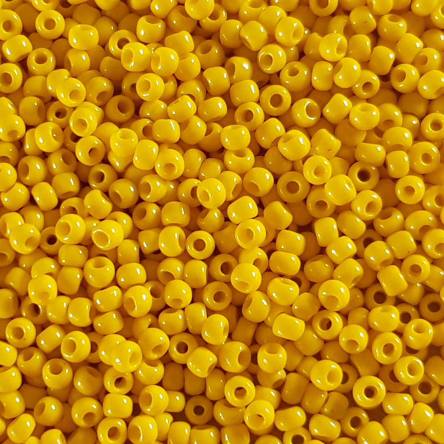 6/0 TR-42B Sunshine Yellow Opaque 10g/30g Round Toho Seed Beads - Beading Supply