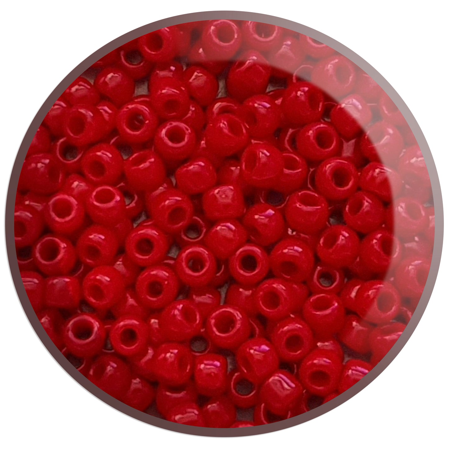 6/0 TR-45 Pepper Red Opaque 10g/30g Round Toho Seed Beads - Beading Supply