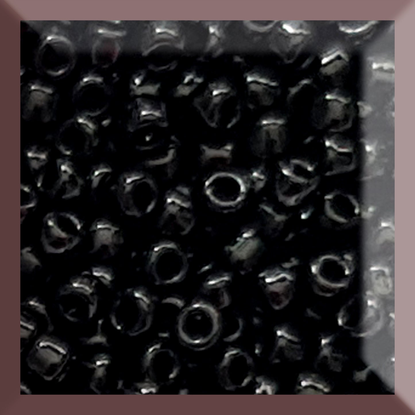 6/0 TR-49 Jet Black Opaque 10g/30g Round Toho Seed Beads - Beading Supply